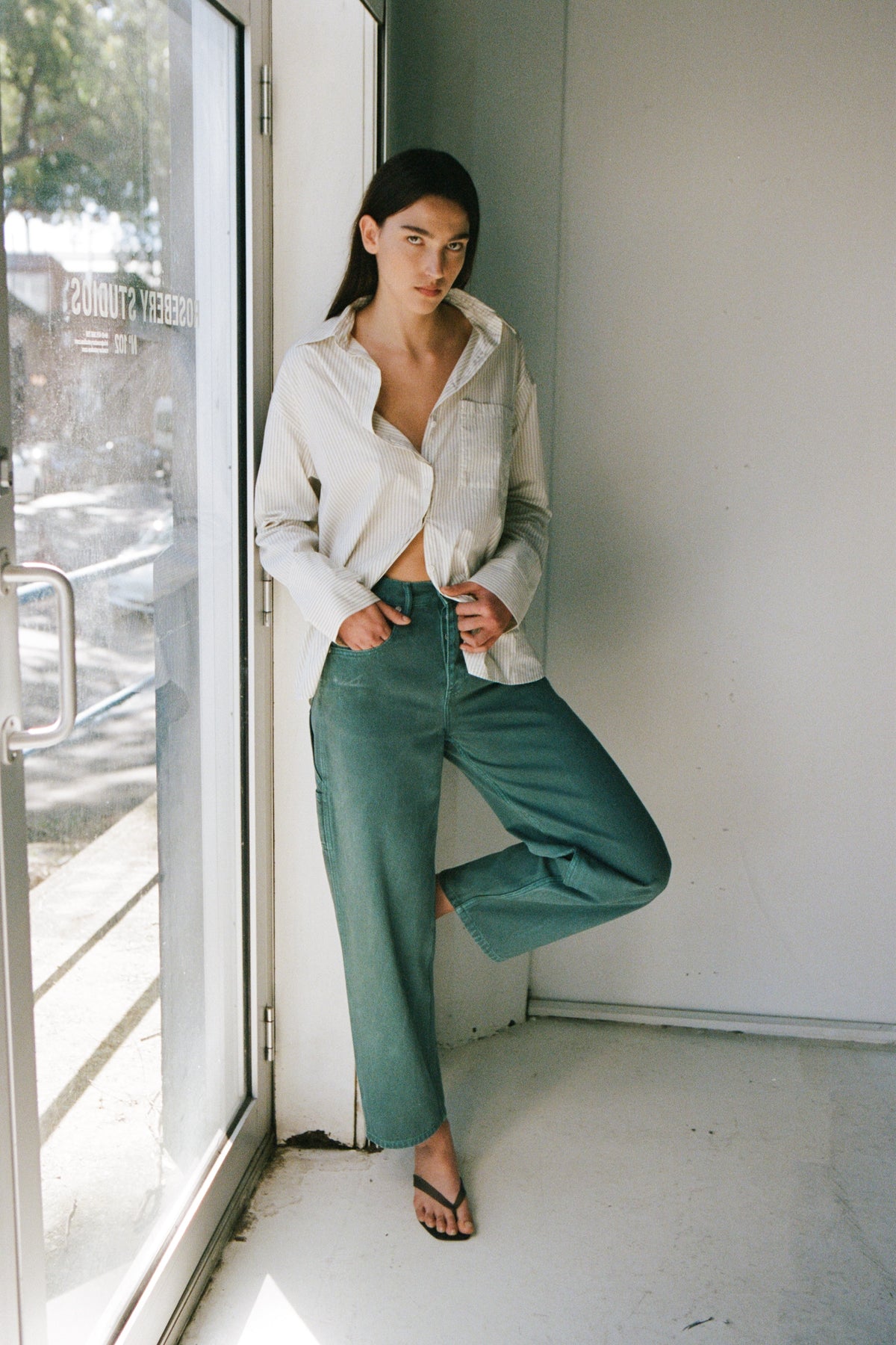 VEGETABLE DYE UTILITY JEAN