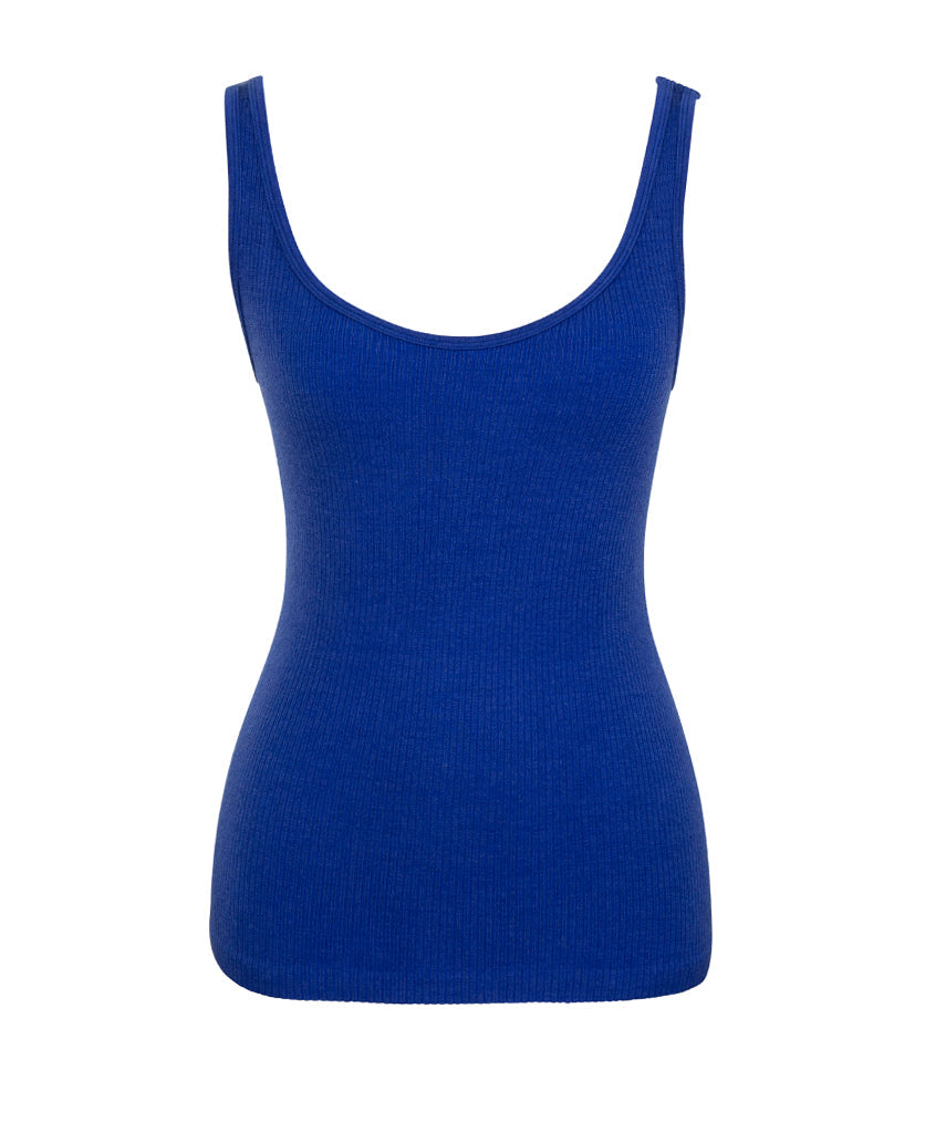 Nagnata Avika Rib Tank in azure blue