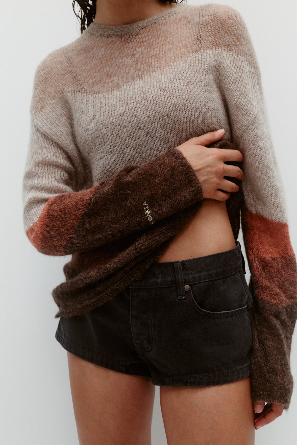 OPEN KNIT HORIZON SWEATER