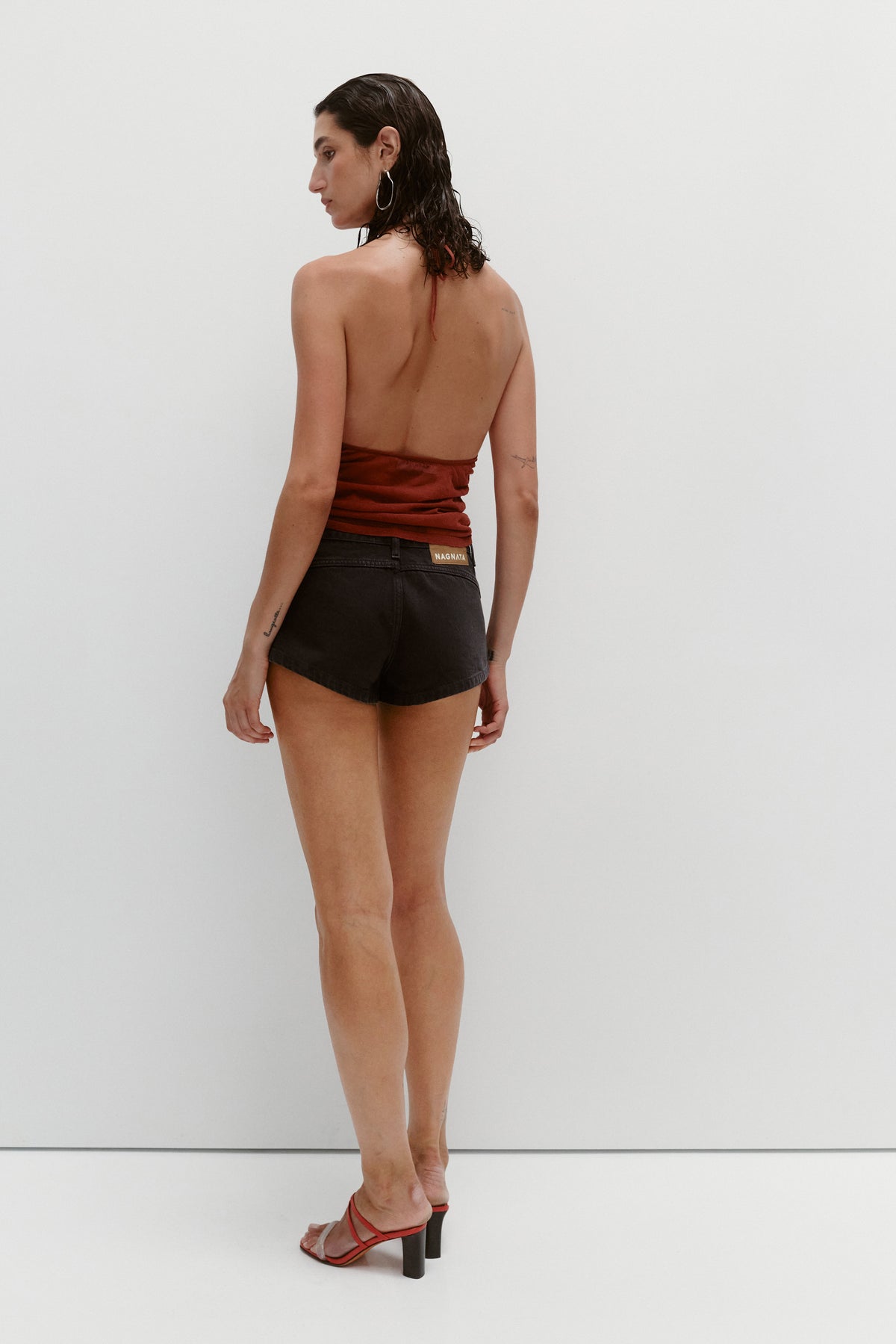 LOW RISE MICRO DENIM SHORT
