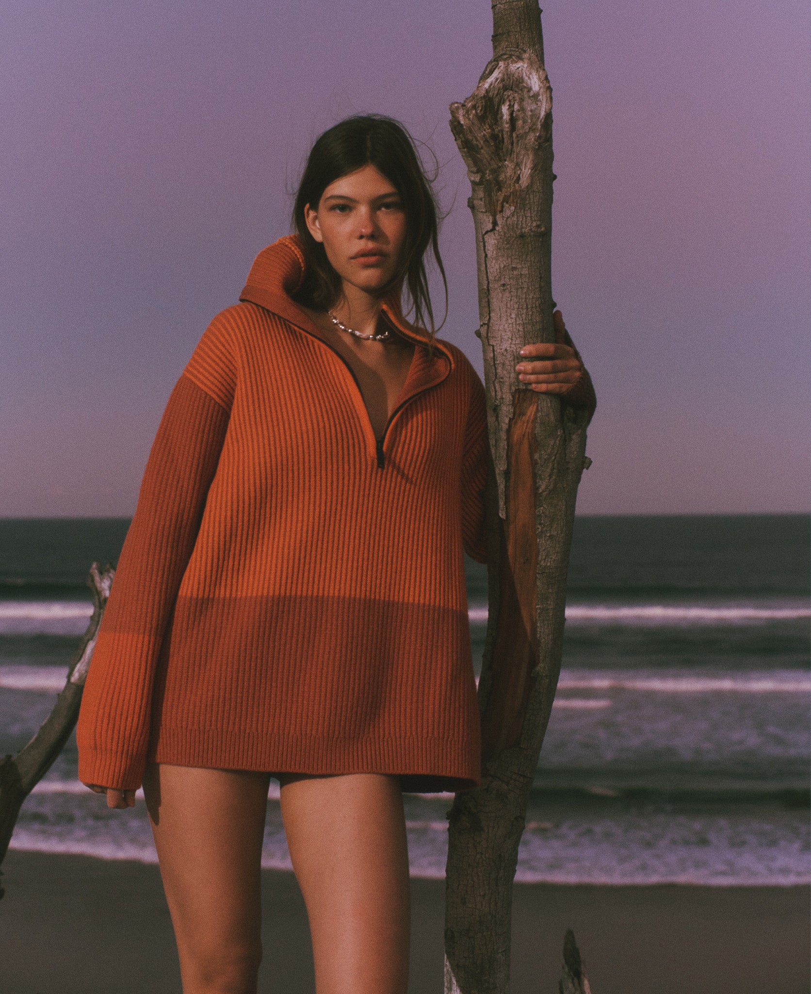 HINTERLAND ZIP THRU SWEATER