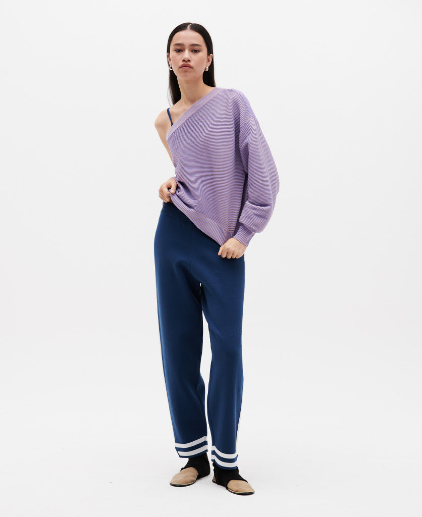 ORGANIC ASYM SWEATER