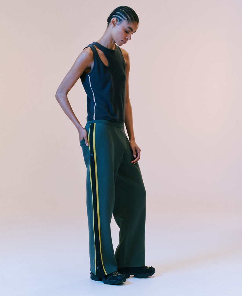SIDE-SNAP TRACK PANT