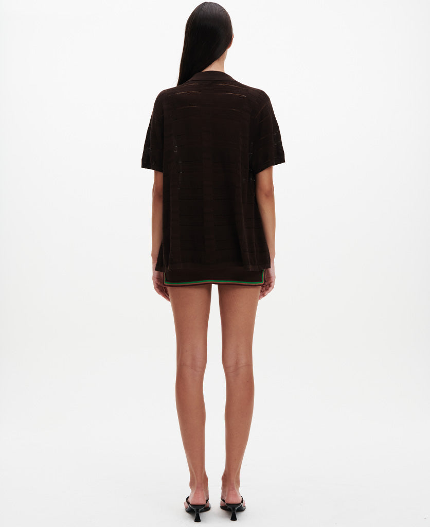 SEDA SILK CHECK SHIRT