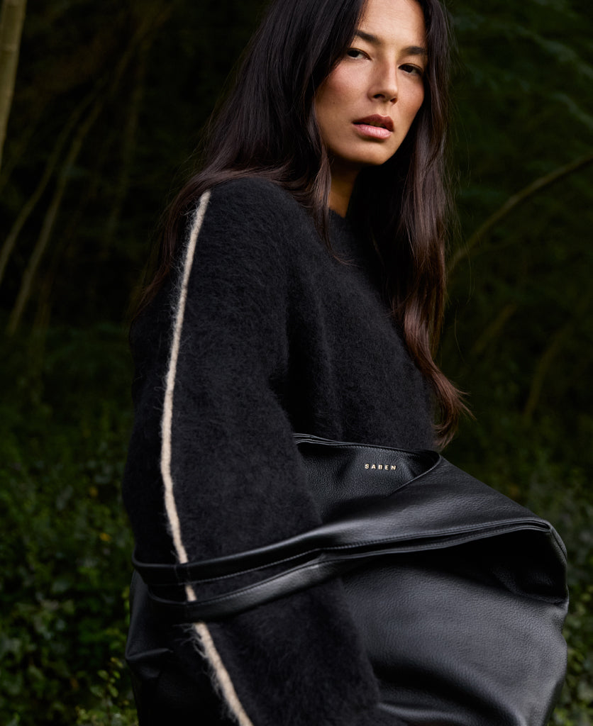 BRUSHED ALPACA SWEATER
