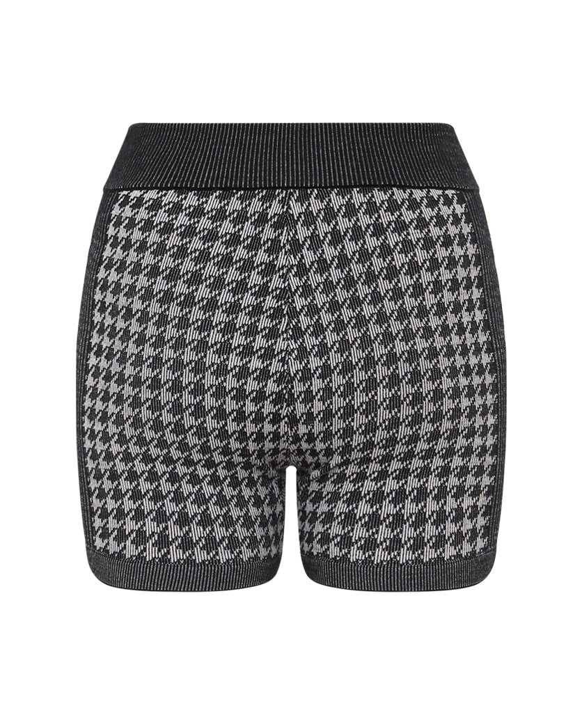 CHECKED OUT KNIT SHORT