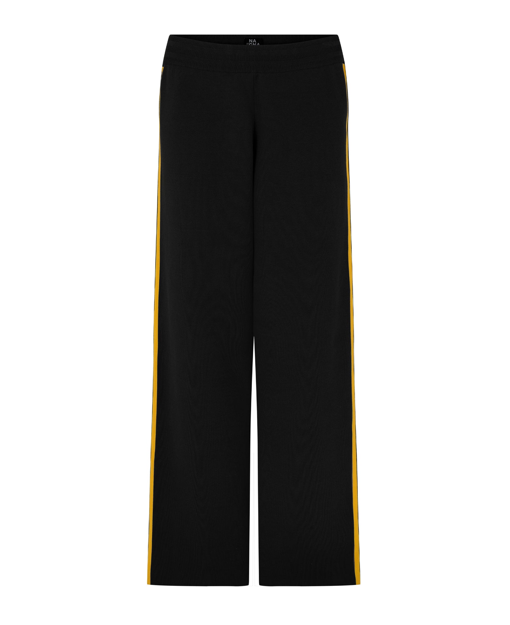 SIDE SNAP TRACK PANT BLACK TURMERIC NAGNATA