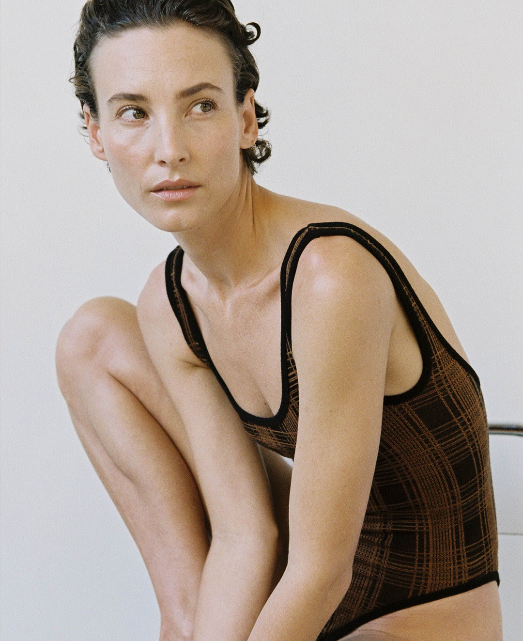 CHECK-BACK BODYSUIT