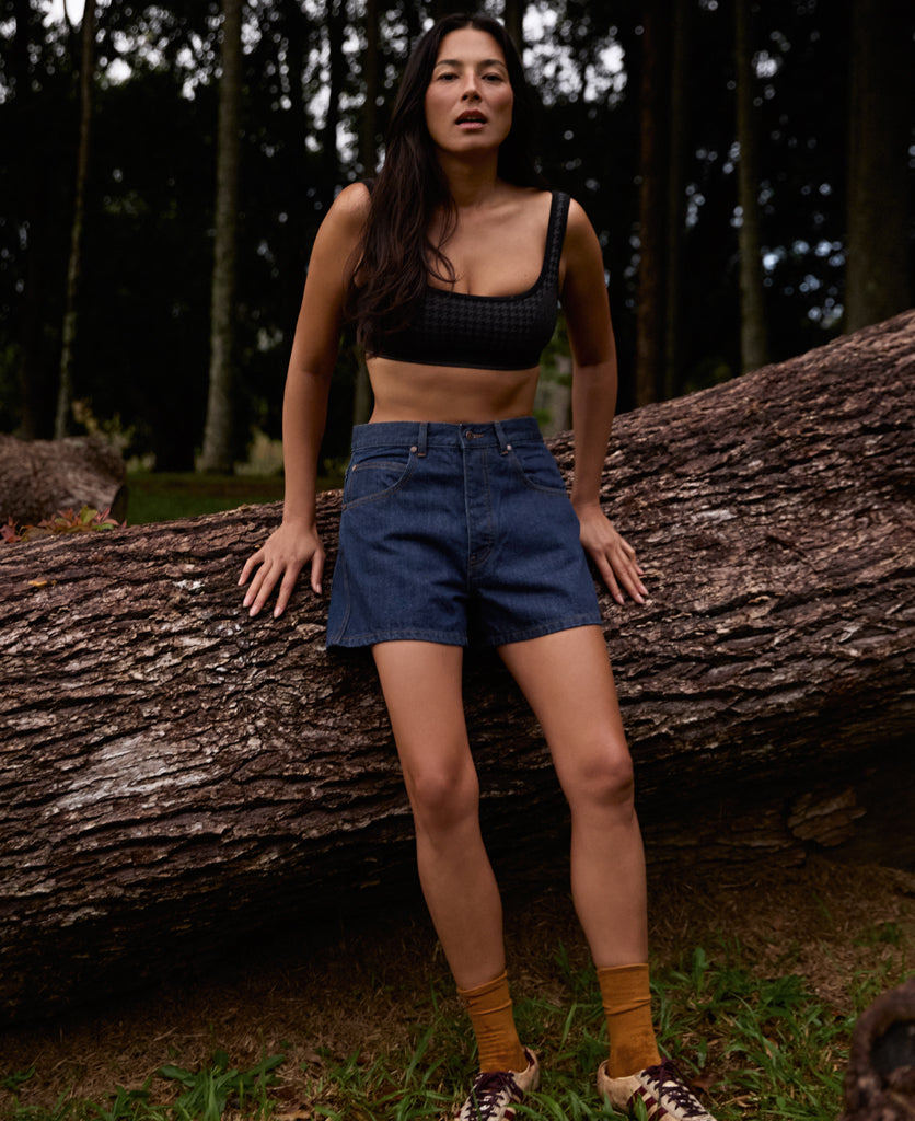 INDIGO BERMUDA SHORT
