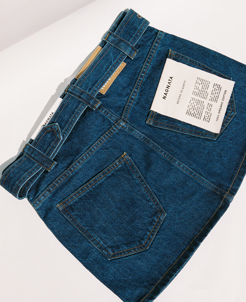 INDIGO BELTED MINI