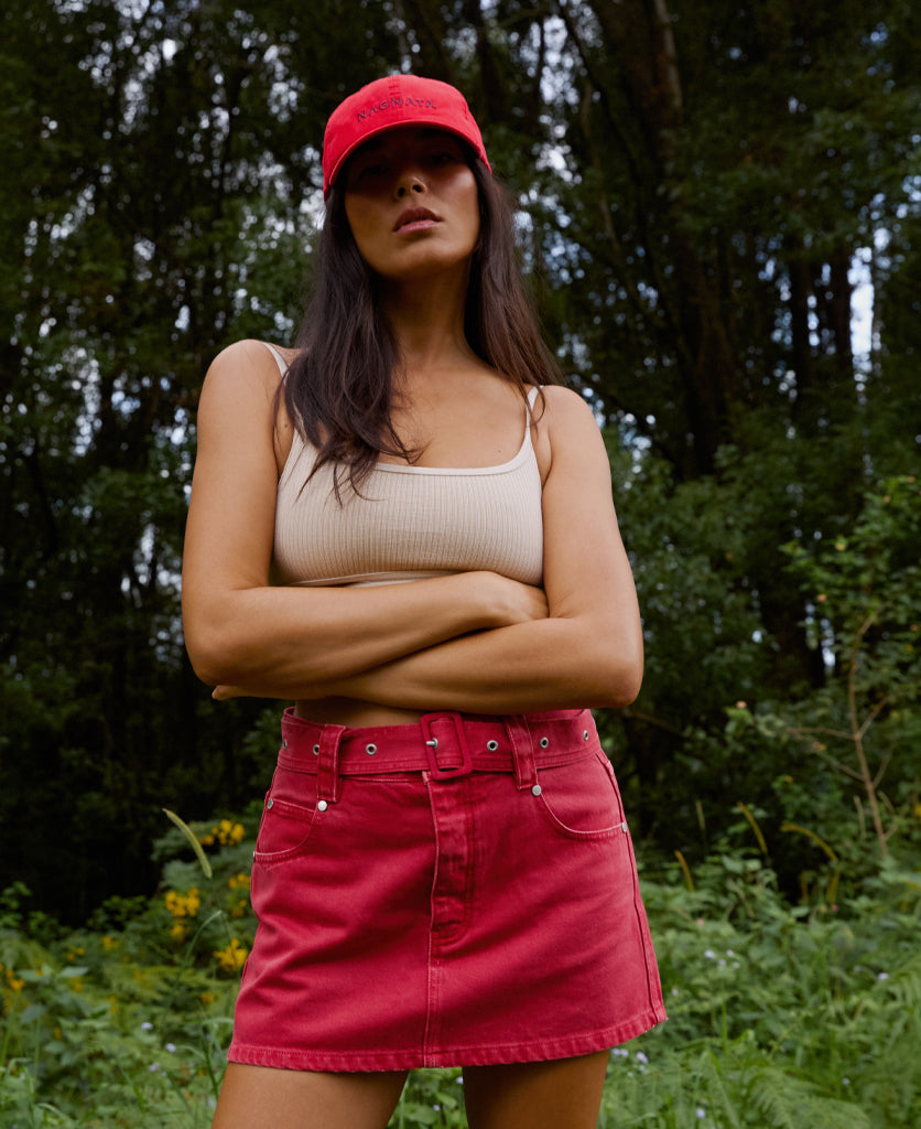 VEGETABLE DYE BELTED MINI