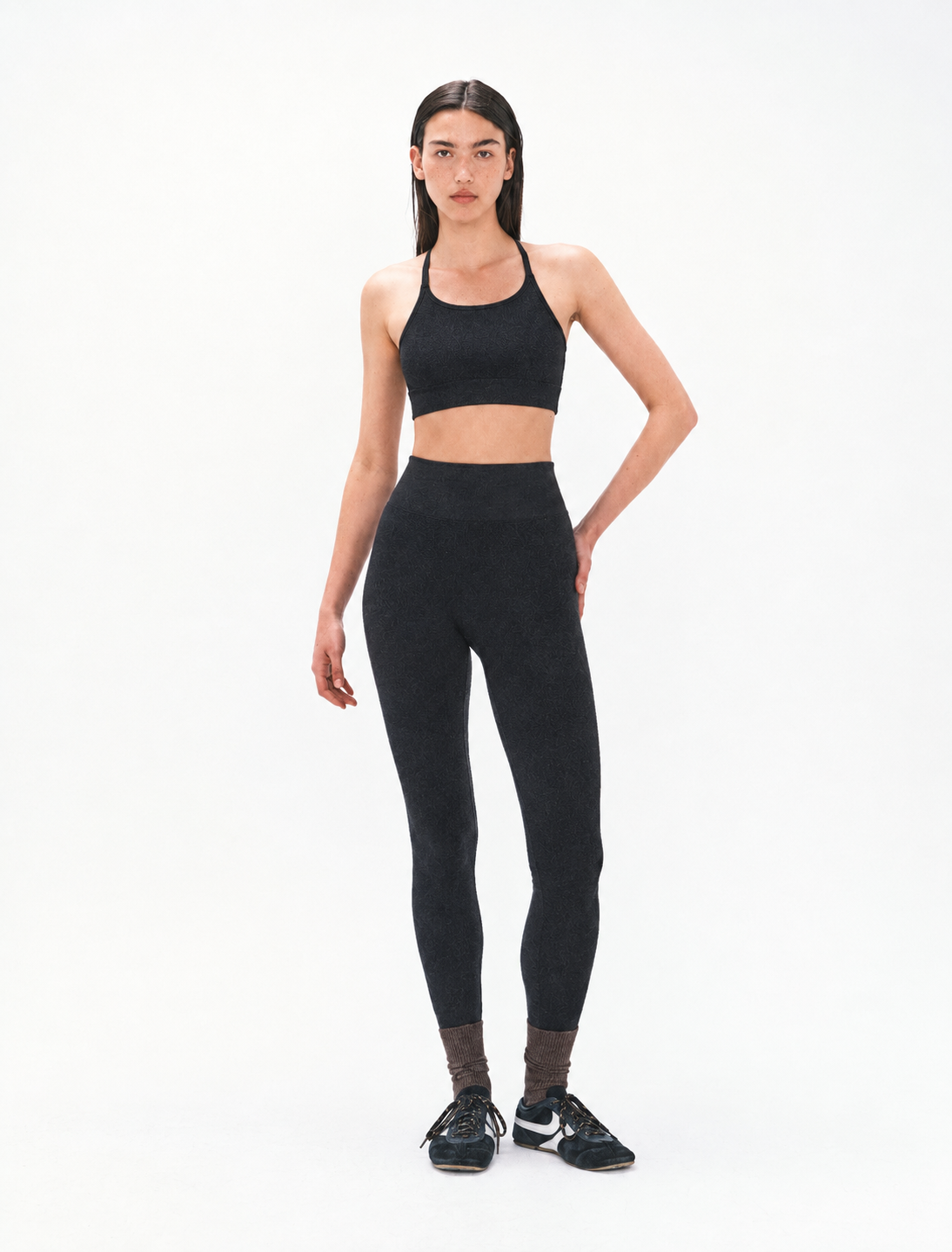 CROSS BACK WOOL BRALET
