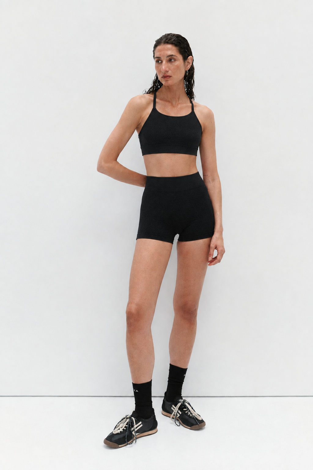 CROSS BACK WOOL BRALET