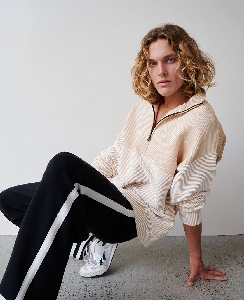 ZHEN RIB ZIP THRU