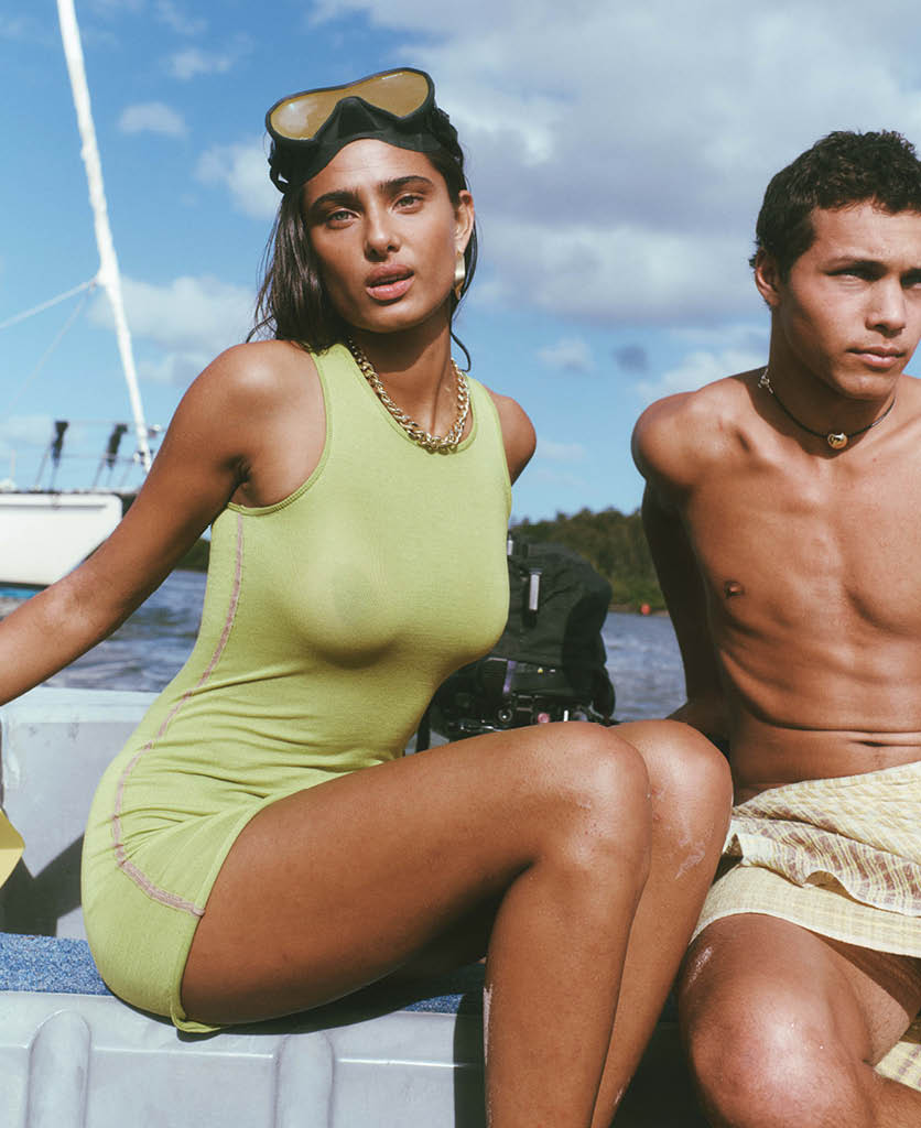 SHEER ESSENTIALS SLIP DRESS