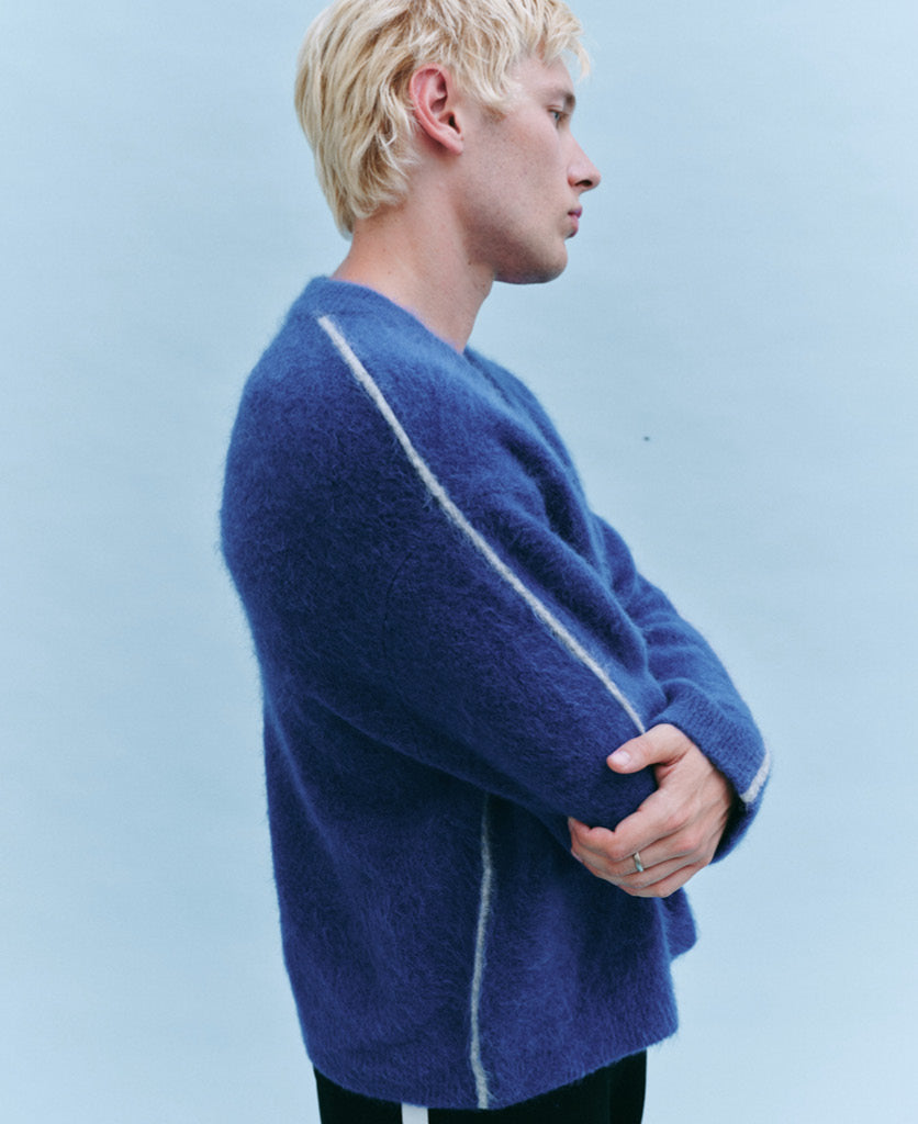 BRUSHED ALPACA CARDIGAN