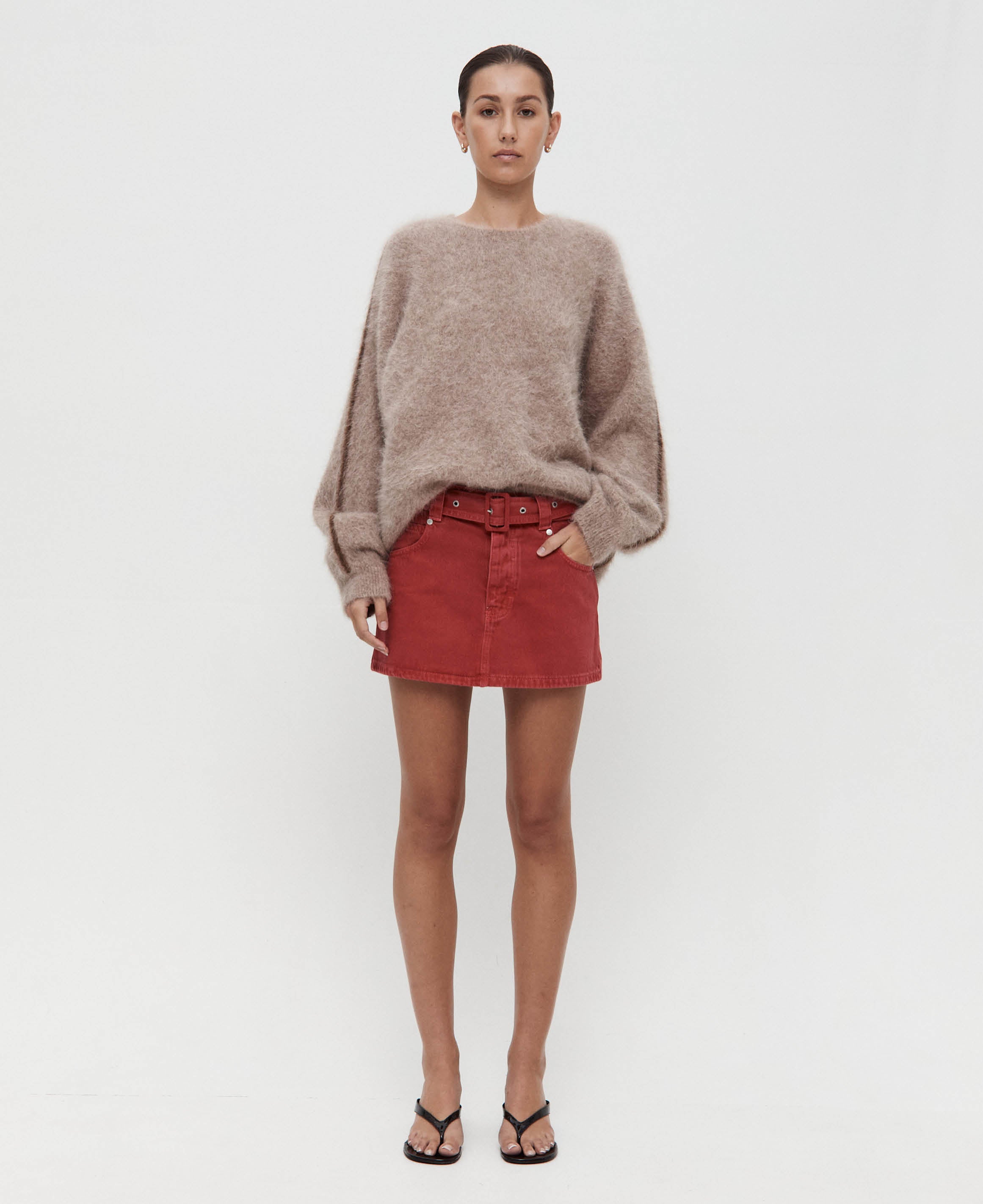 VEGETABLE DYE BELTED MINI