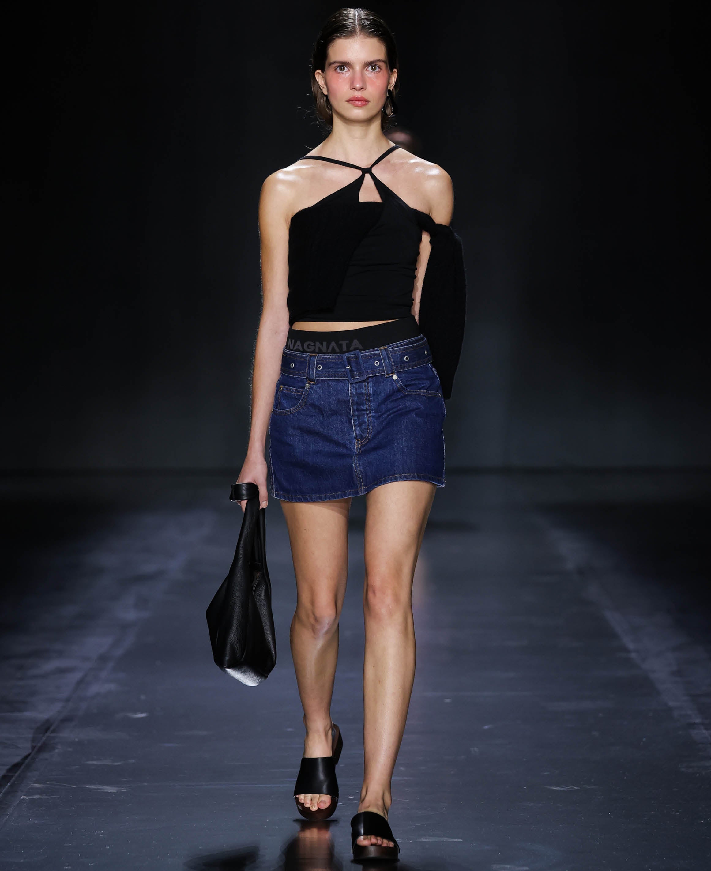 INDIGO BELTED MINI