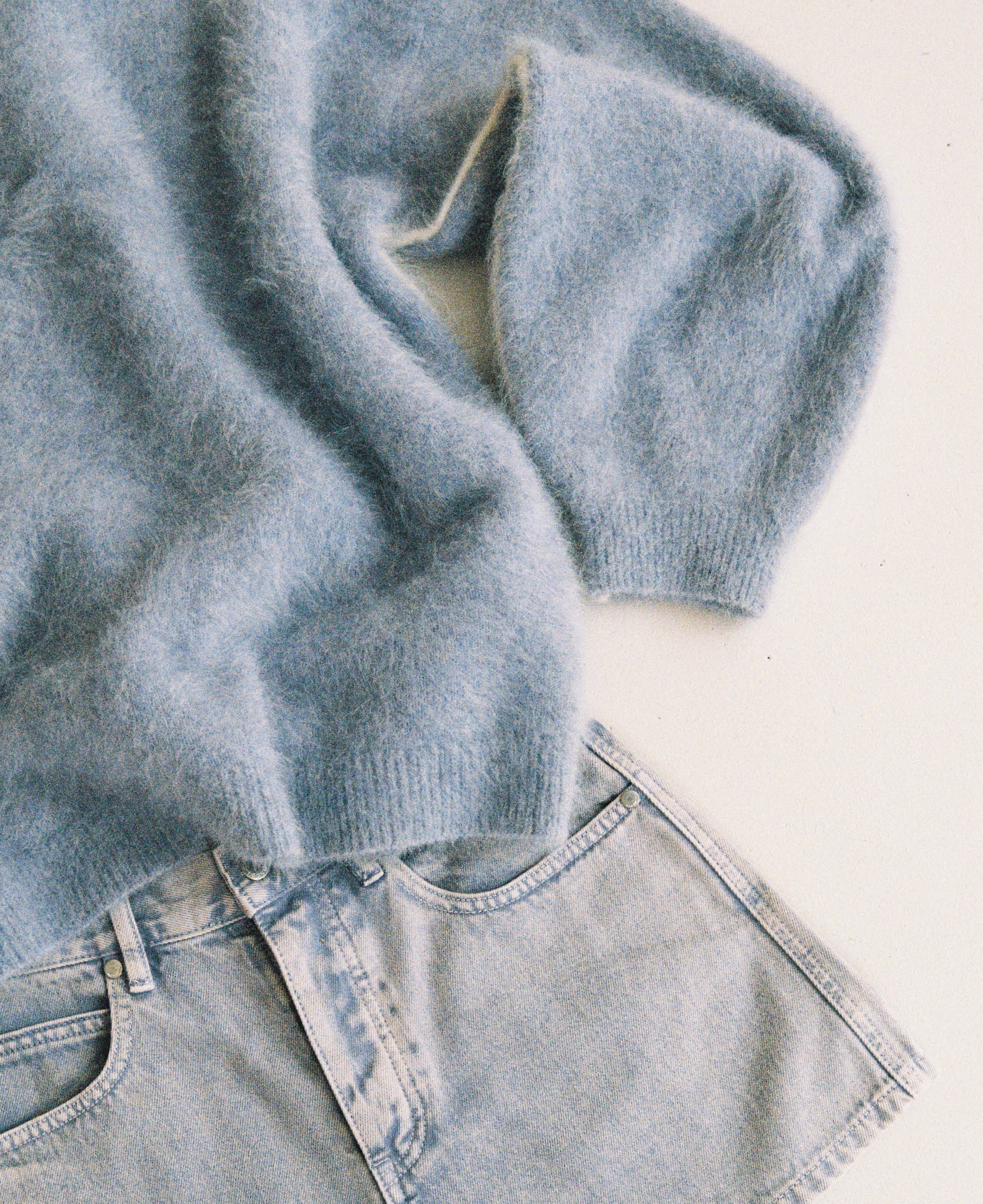 BRUSHED ALPACA SWEATER