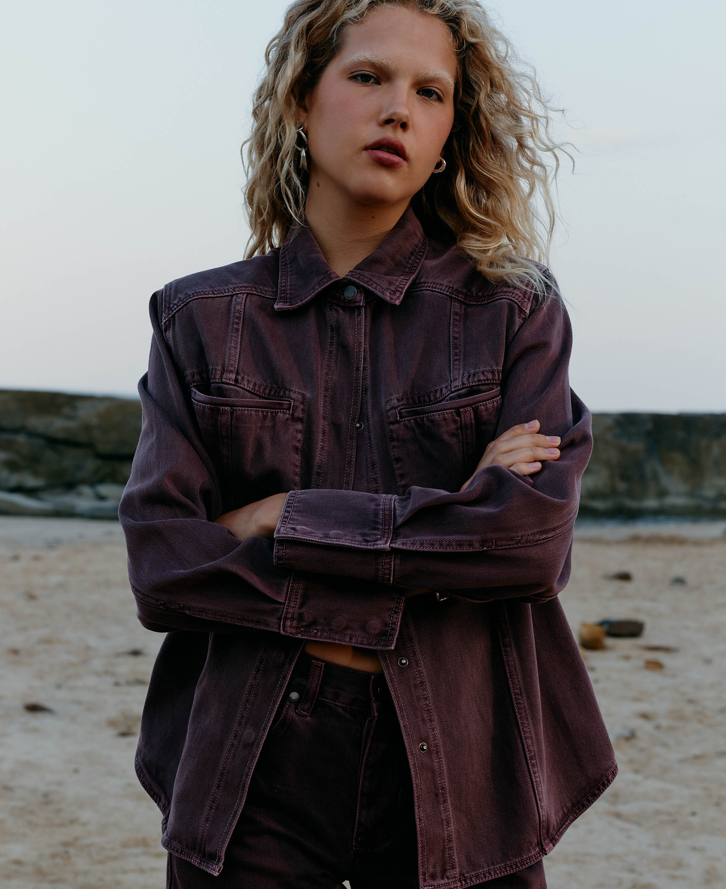 VEGETABLE DYE UTILITY JACKET