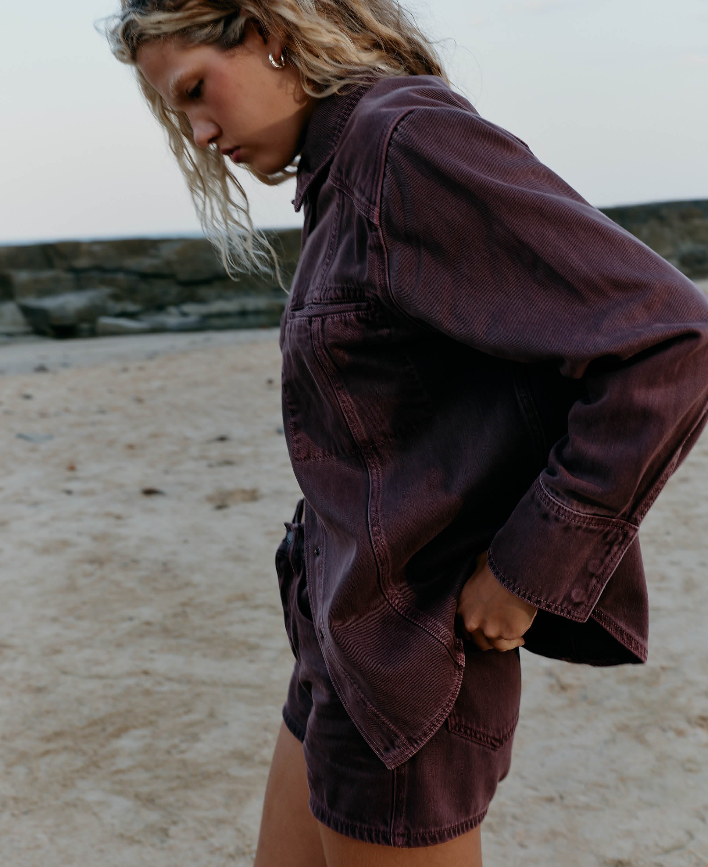 VEGETABLE DYE UTILITY JACKET