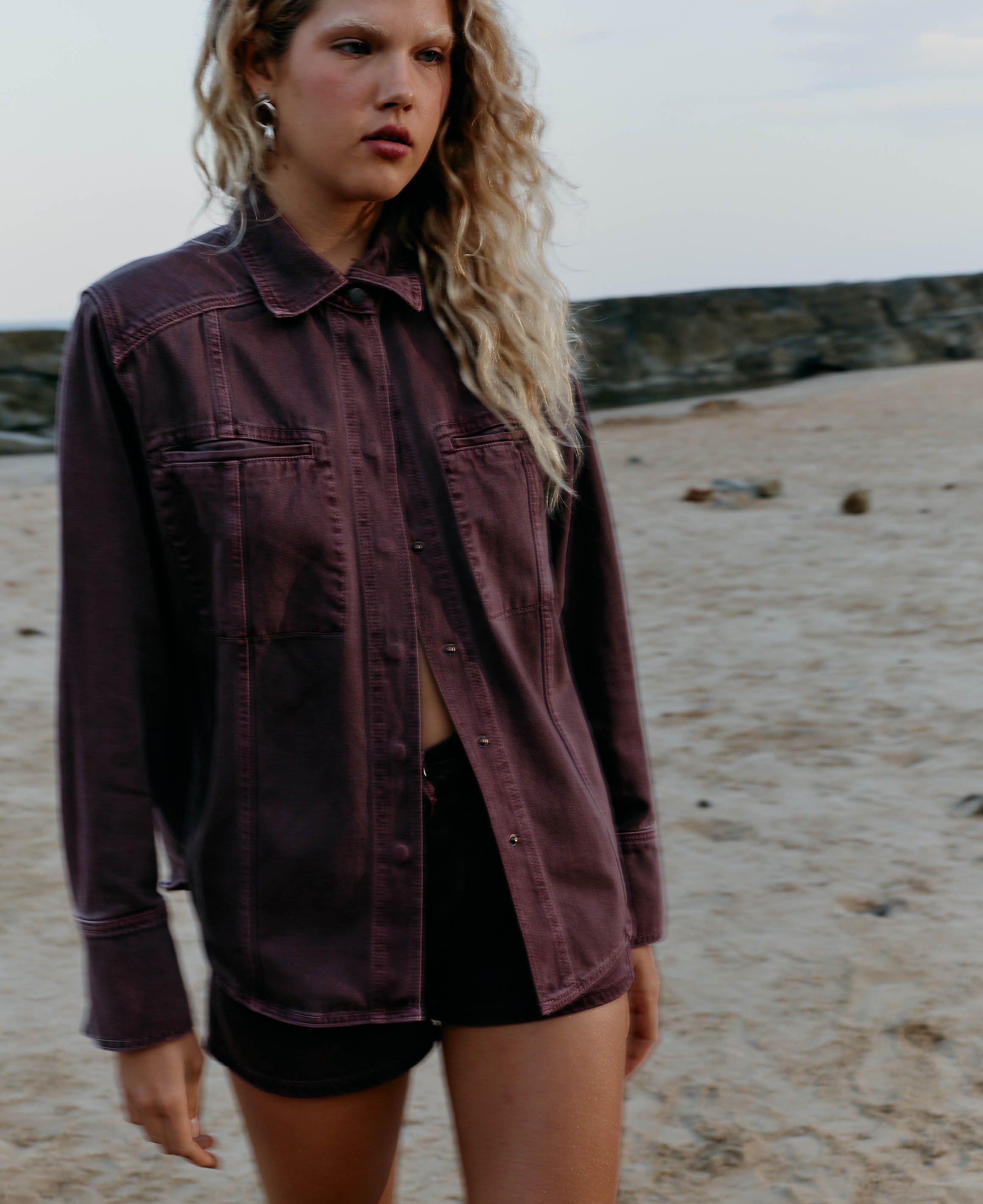VEGETABLE DYE BERMUDA SHORT