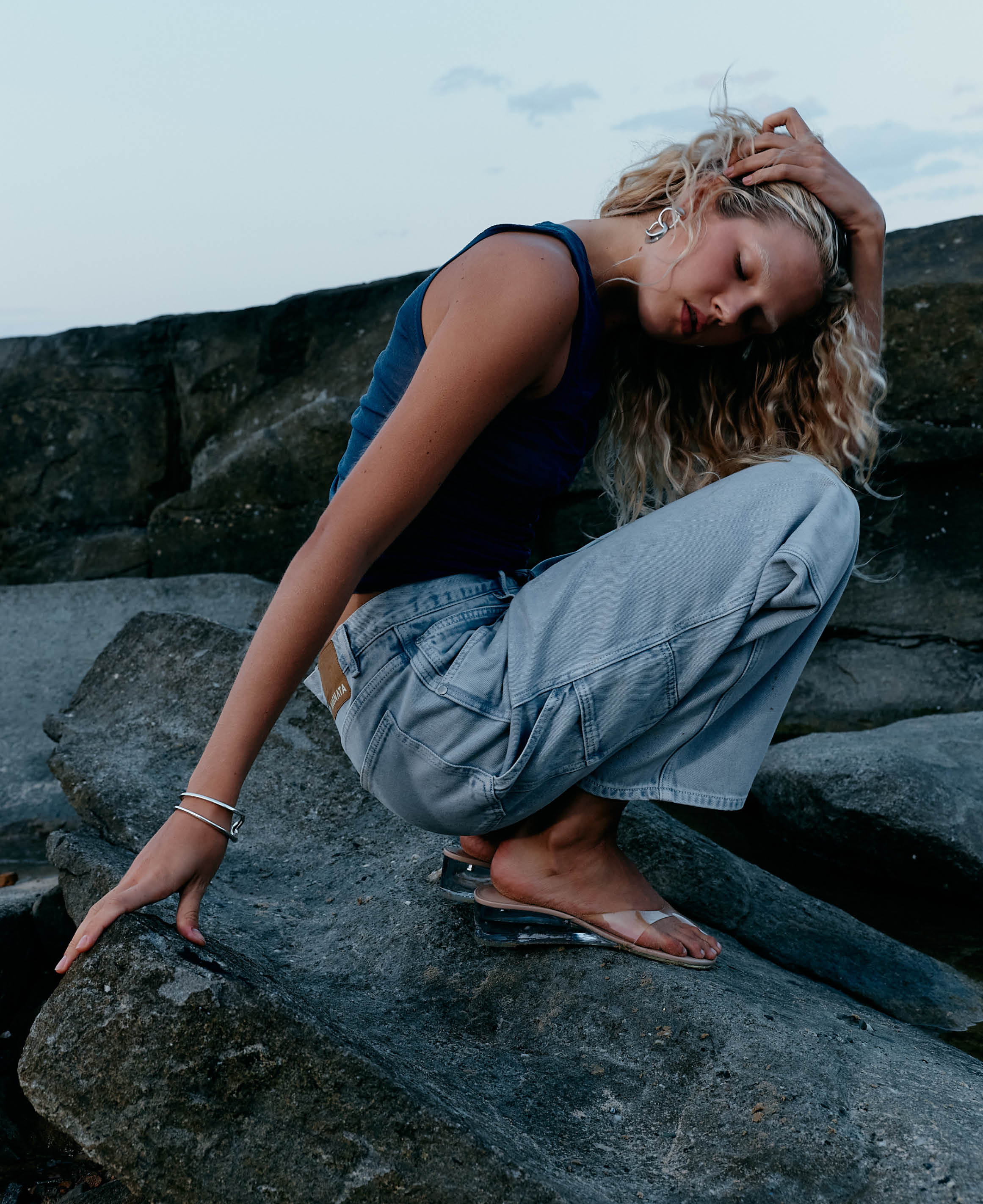 VEGETABLE DYE UTILITY JEAN