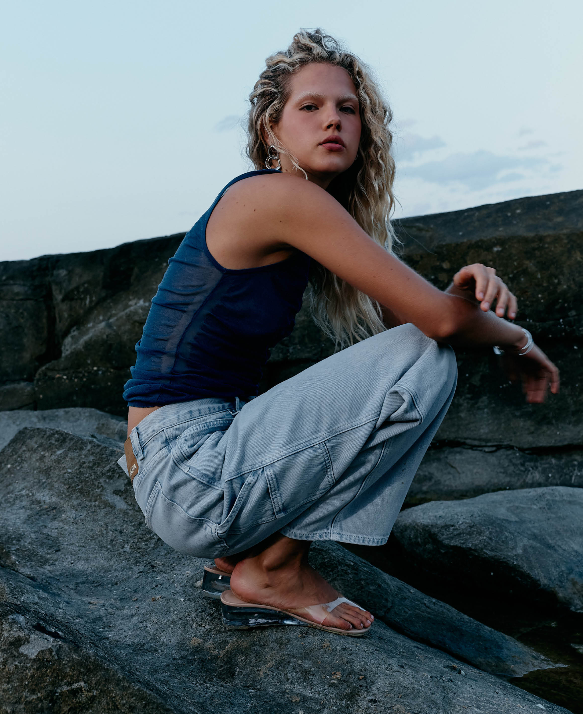 VEGETABLE DYE UTILITY JEAN