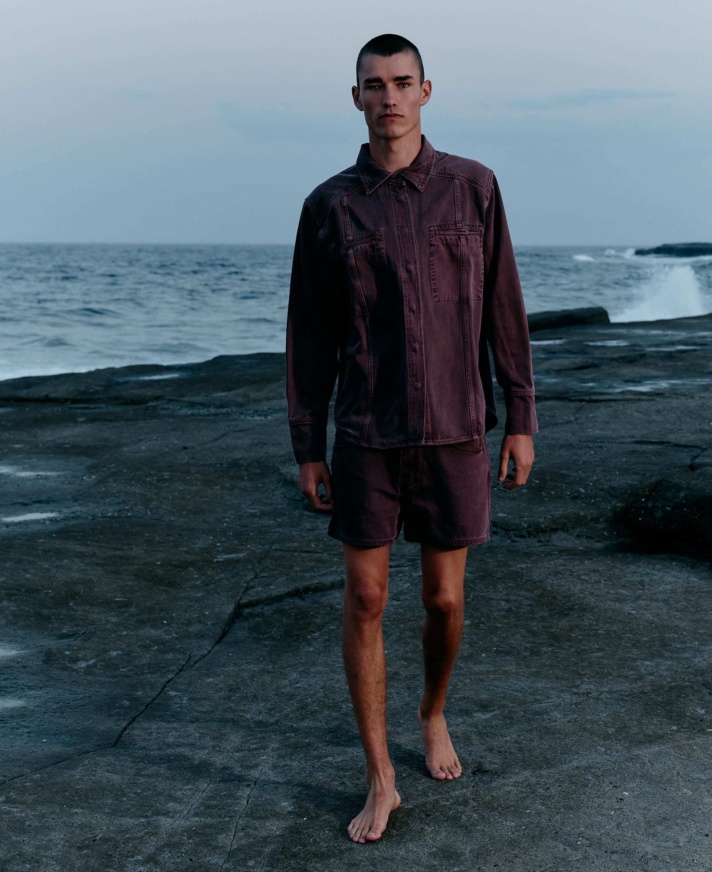 VEGETABLE DYE BERMUDA SHORT