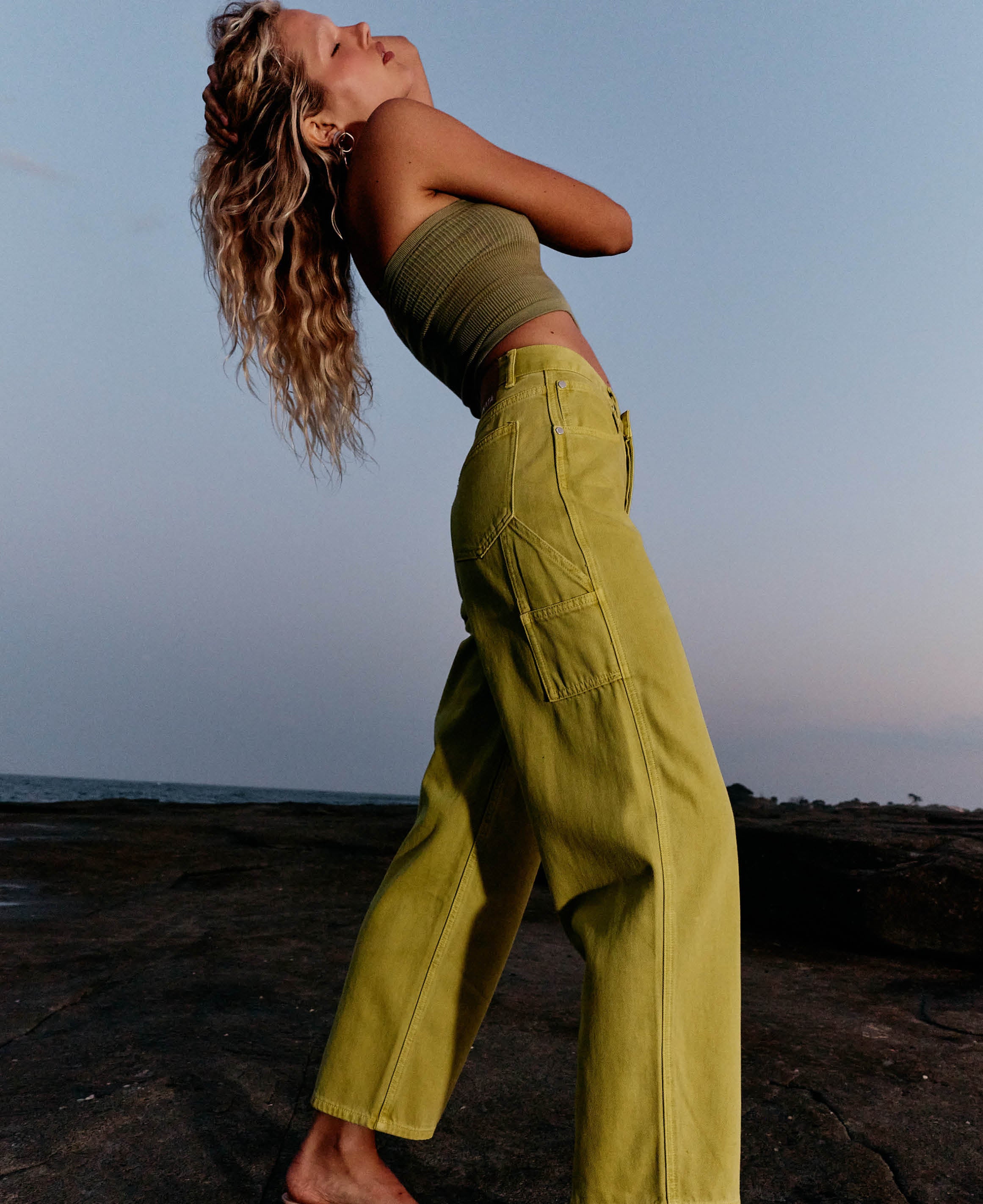 VEGETABLE DYE UTILITY JEAN