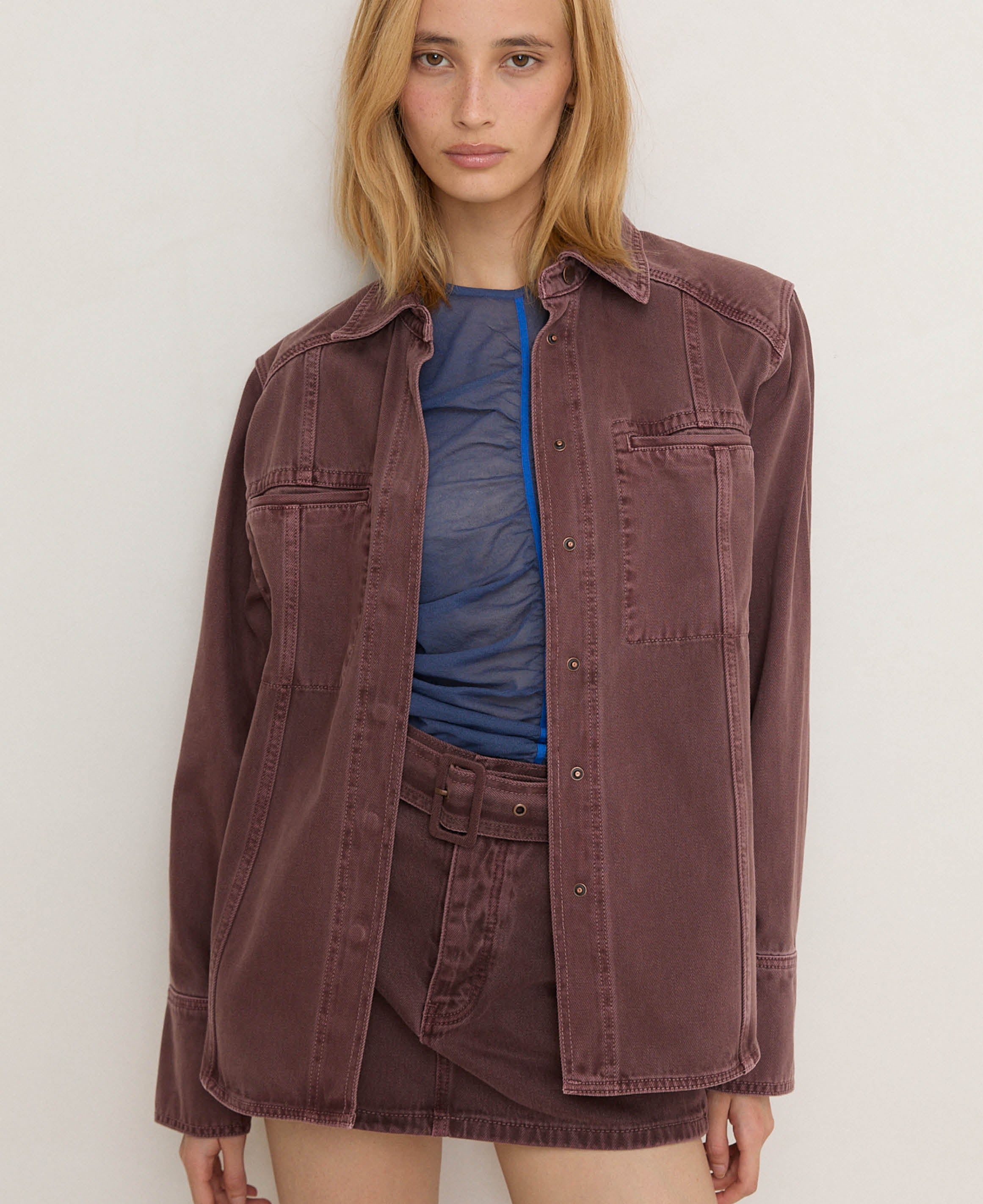 VEGETABLE DYE UTILITY JACKET