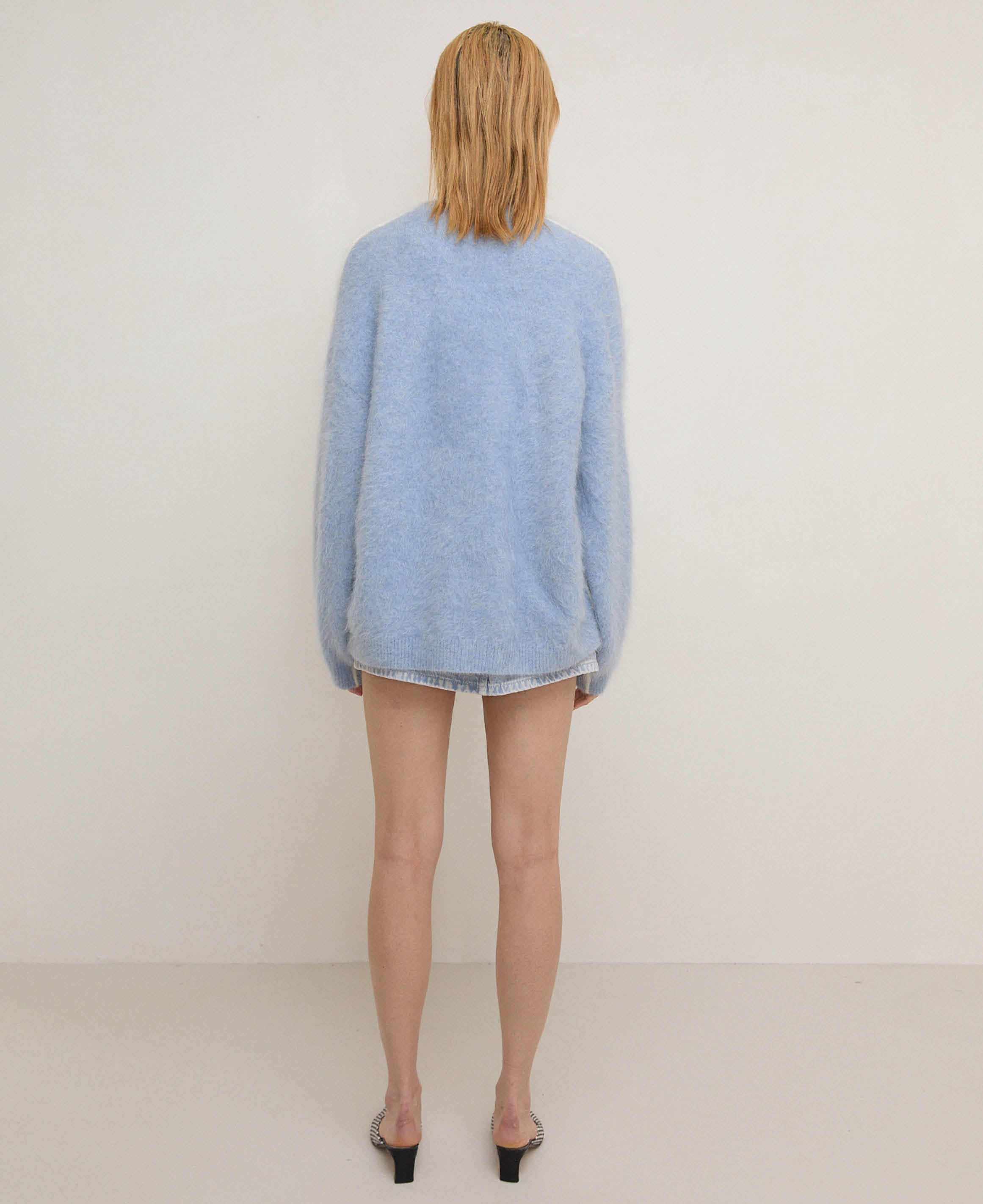 BRUSHED ALPACA SWEATER
