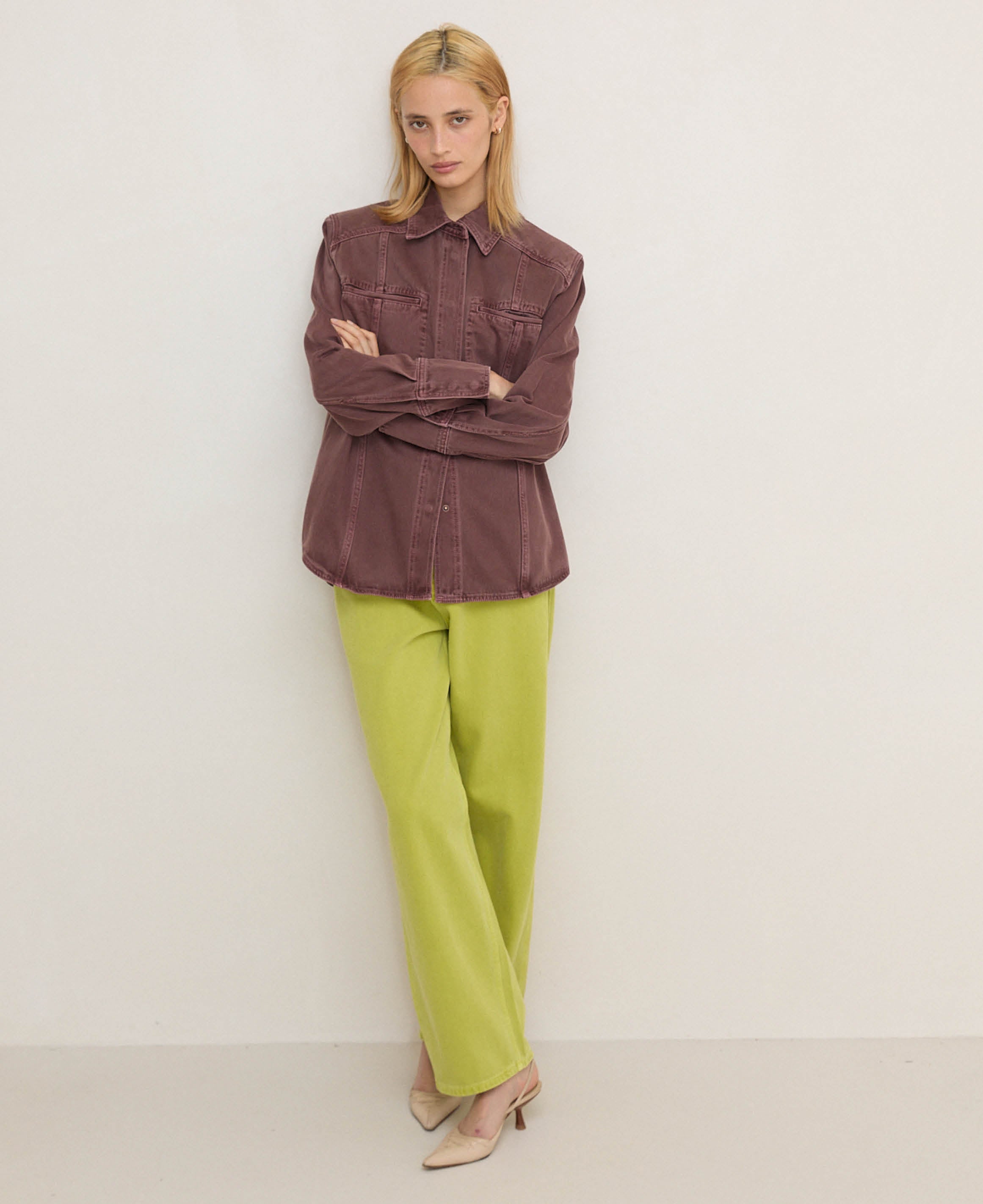 VEGETABLE DYE UTILITY JACKET