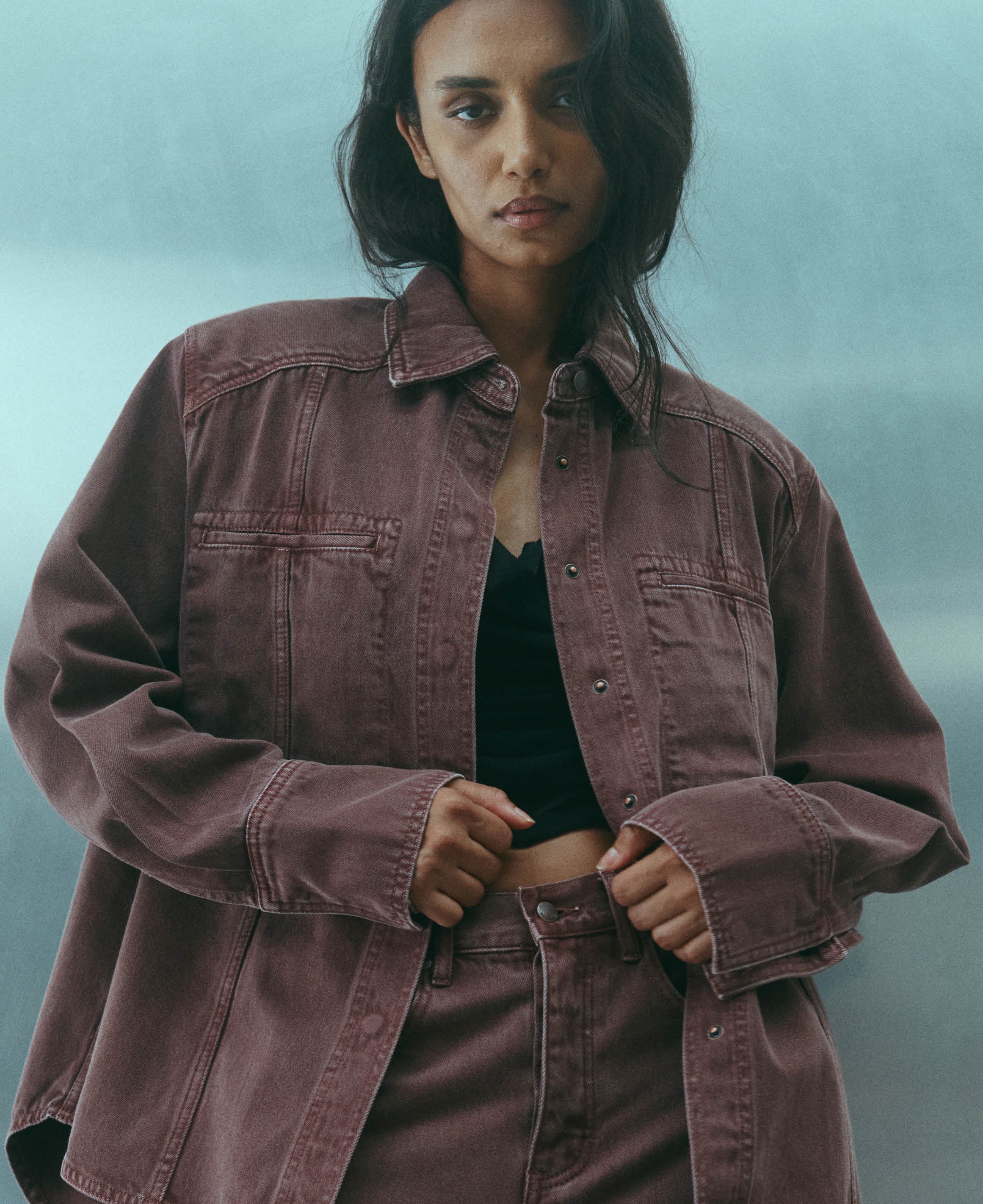 VEGETABLE DYE UTILITY JACKET