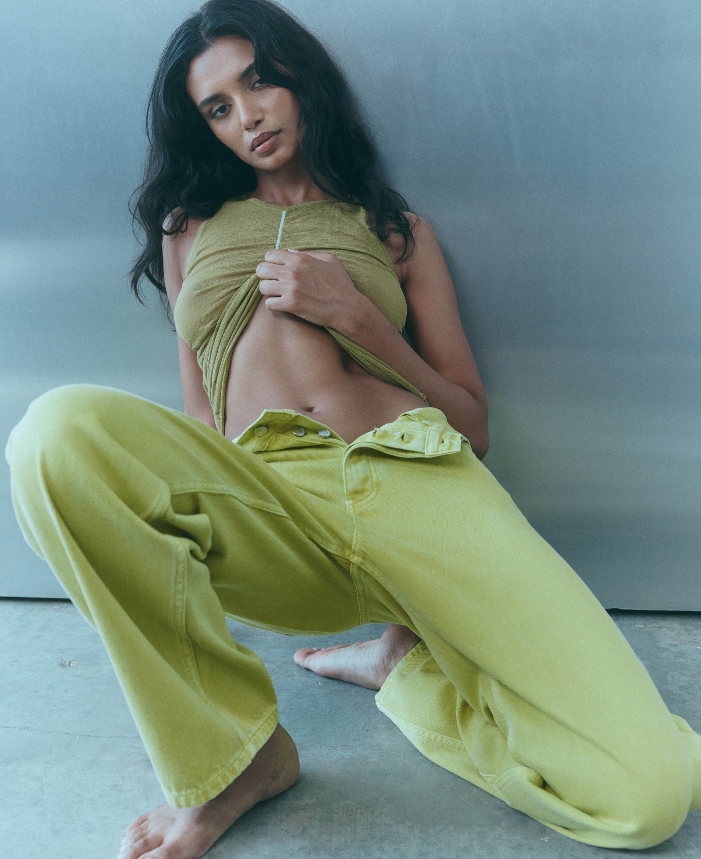 VEGETABLE DYE UTILITY JEAN