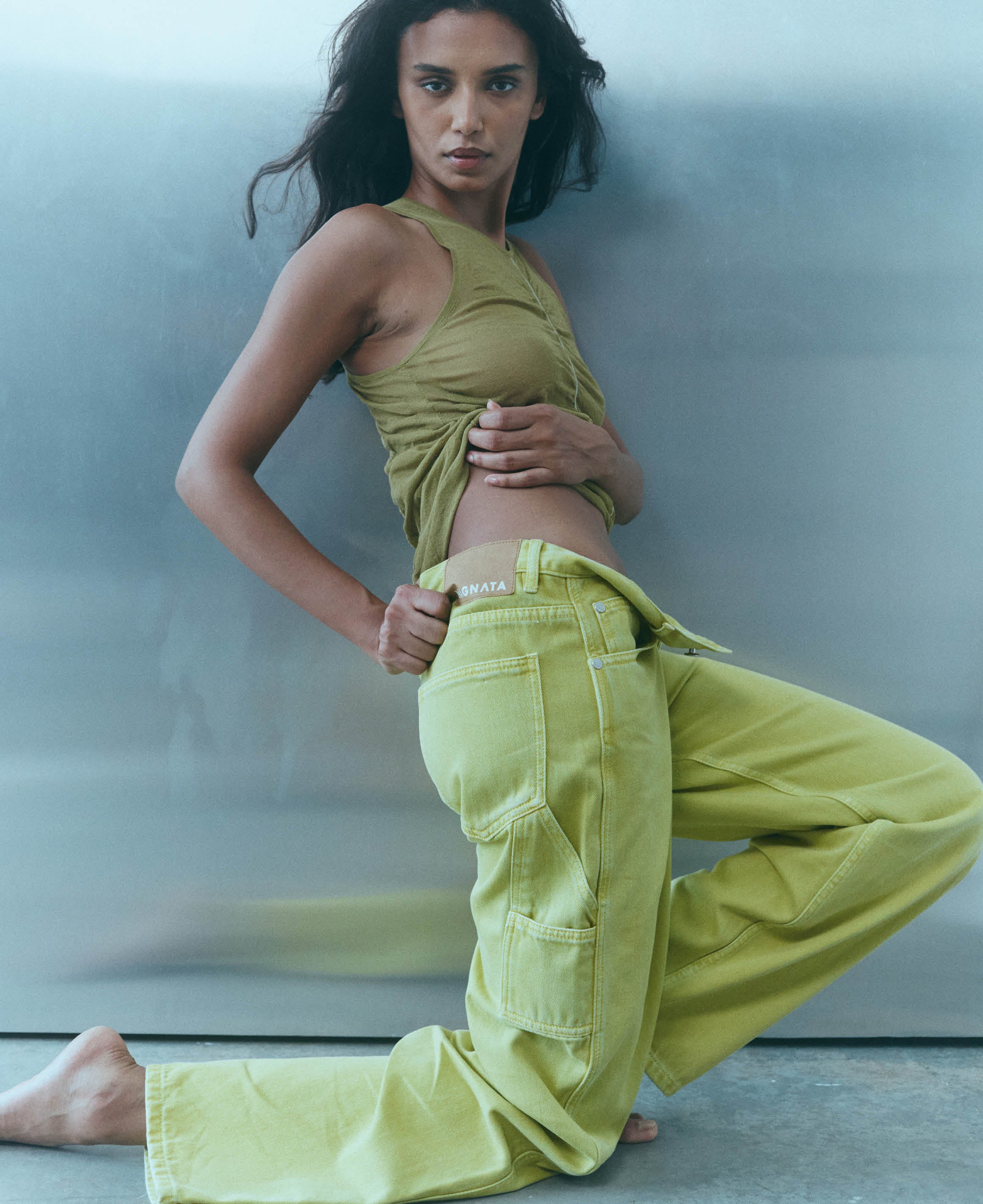 VEGETABLE DYE UTILITY JEAN