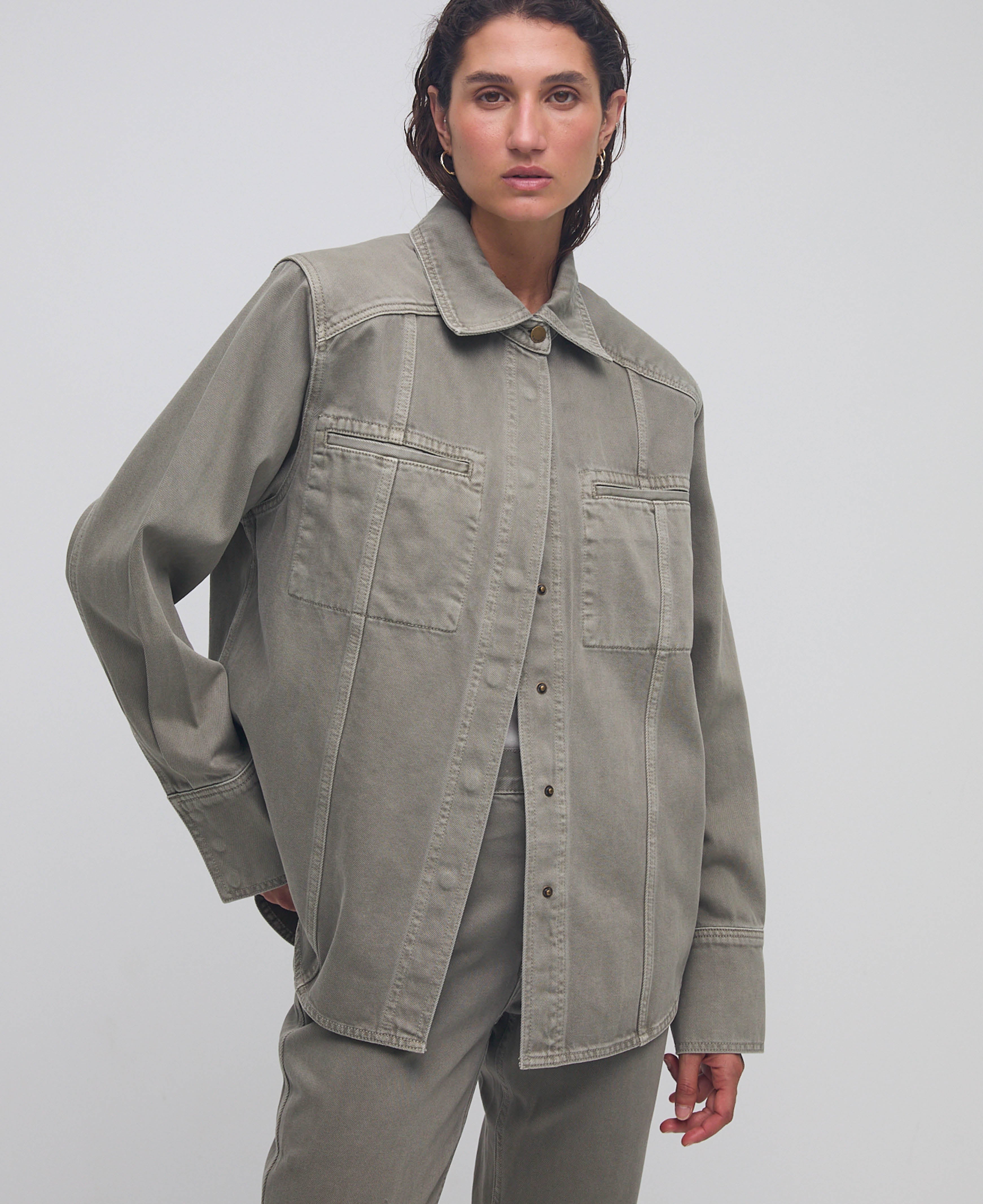 VEGETABLE DYE UTILITY JACKET