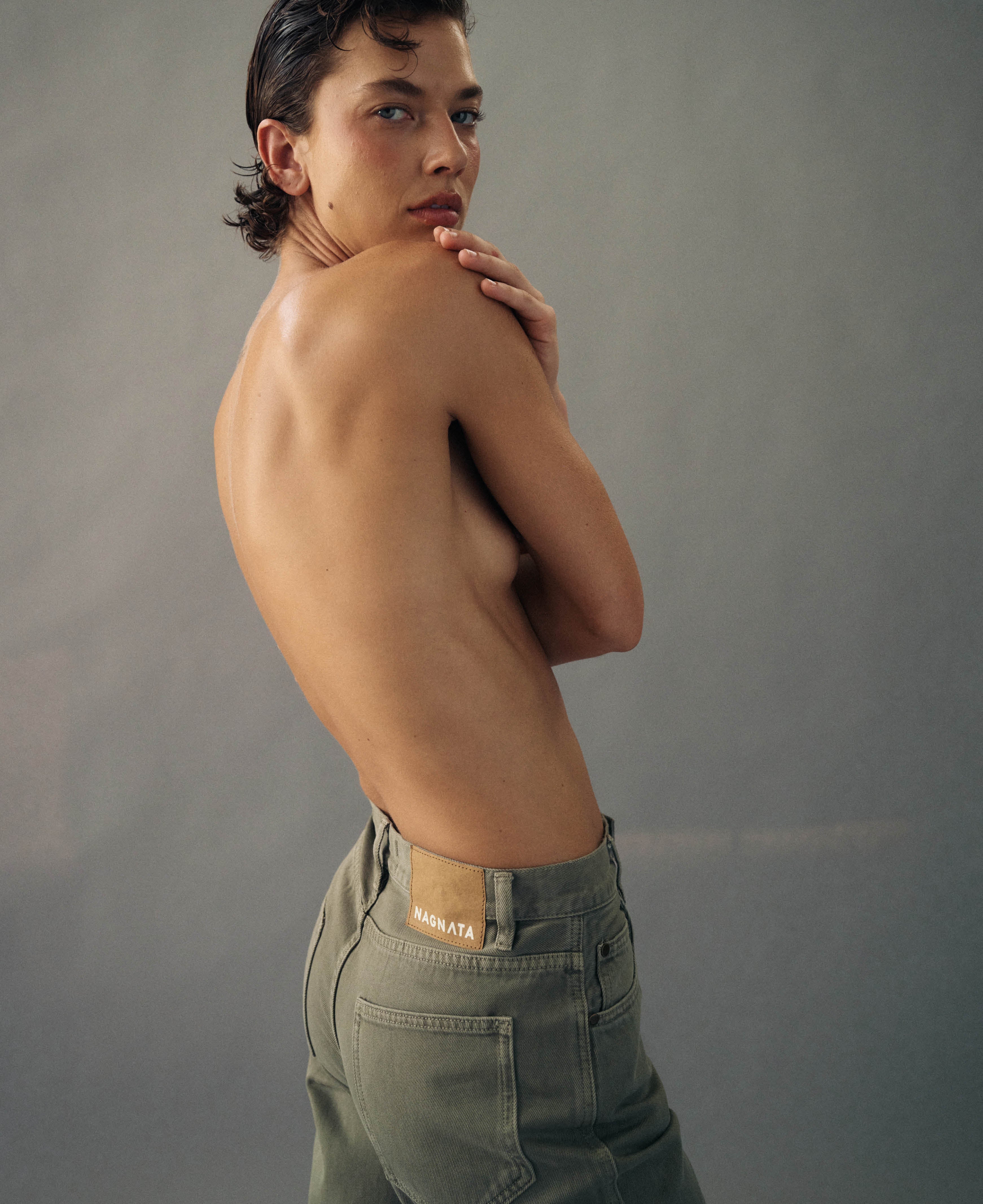 VEGETABLE DYE STRAIGHT LEG JEAN