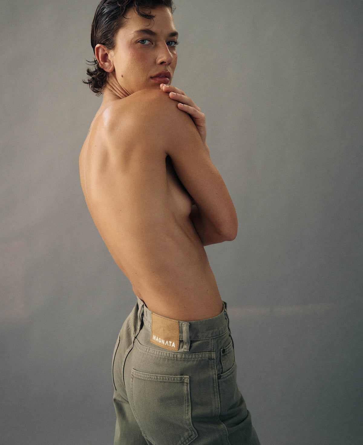 VEGETABLE DYE STRAIGHT LEG JEAN