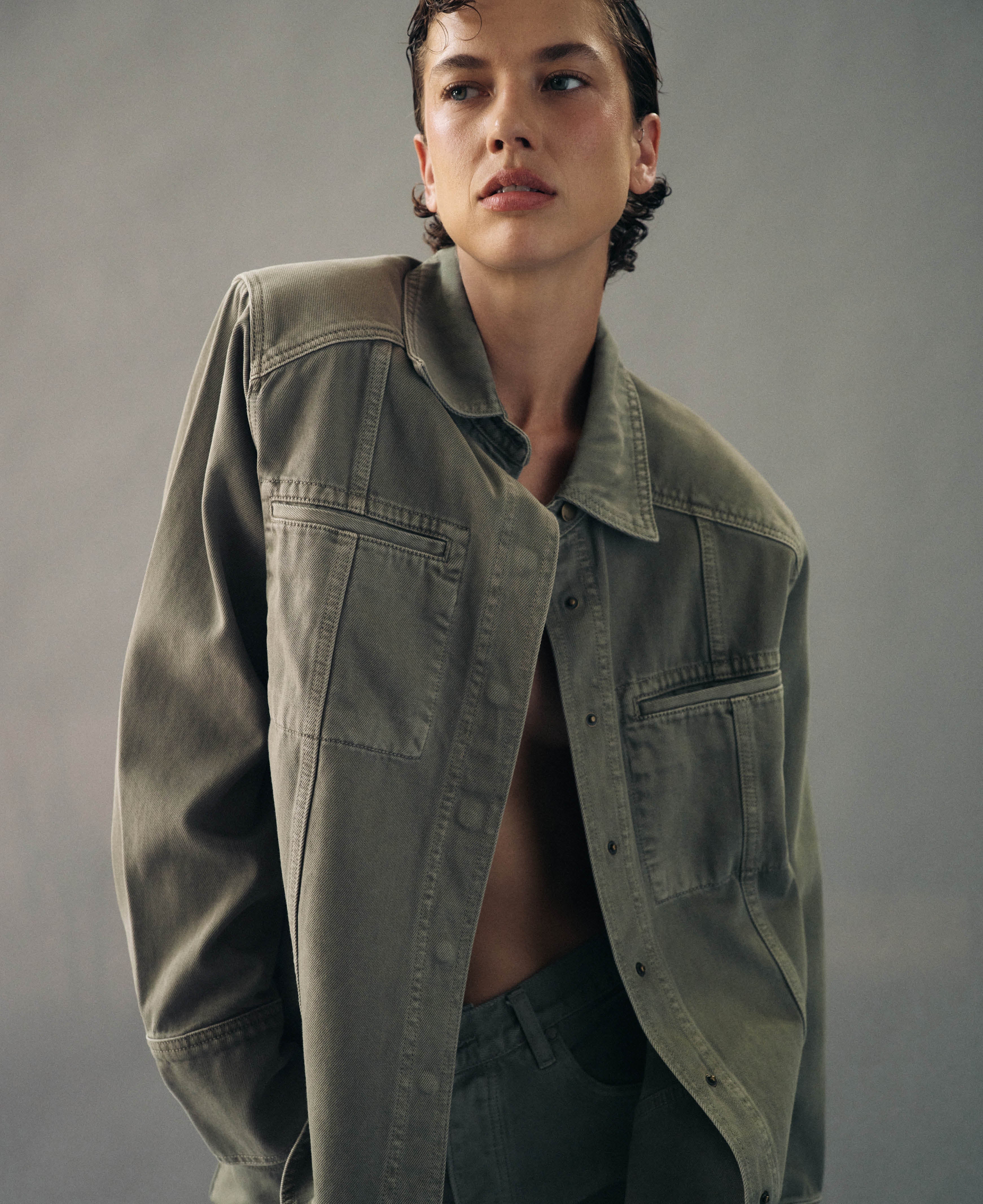 VEGETABLE DYE UTILITY JACKET