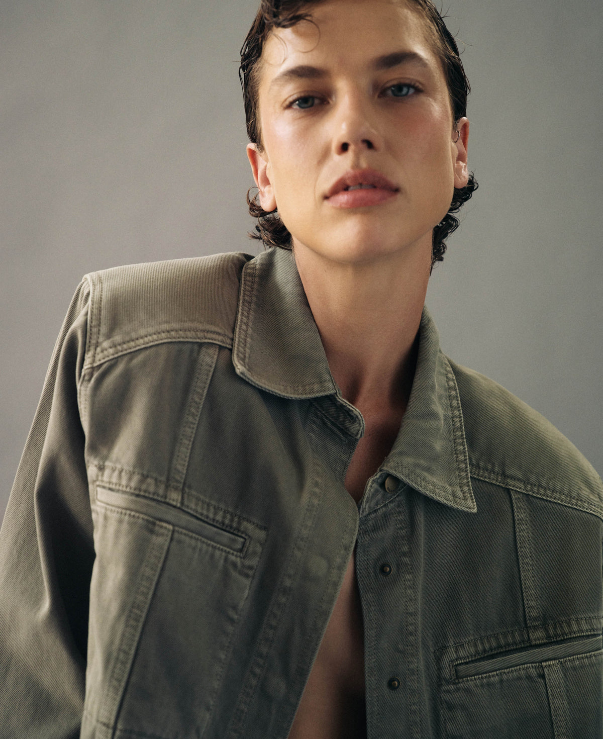 VEGETABLE DYE UTILITY JACKET