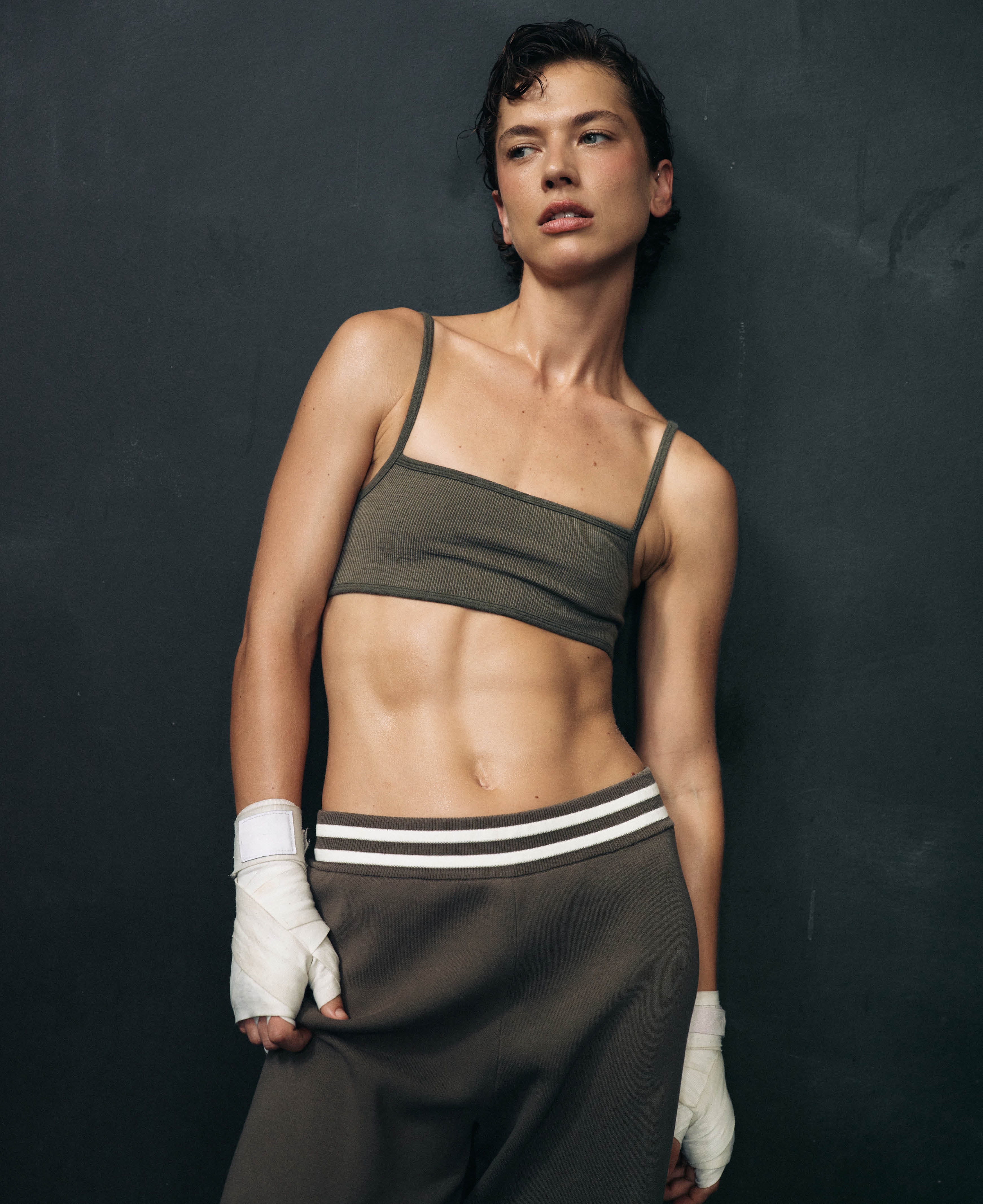 STRAP BACK WOOL BRALET