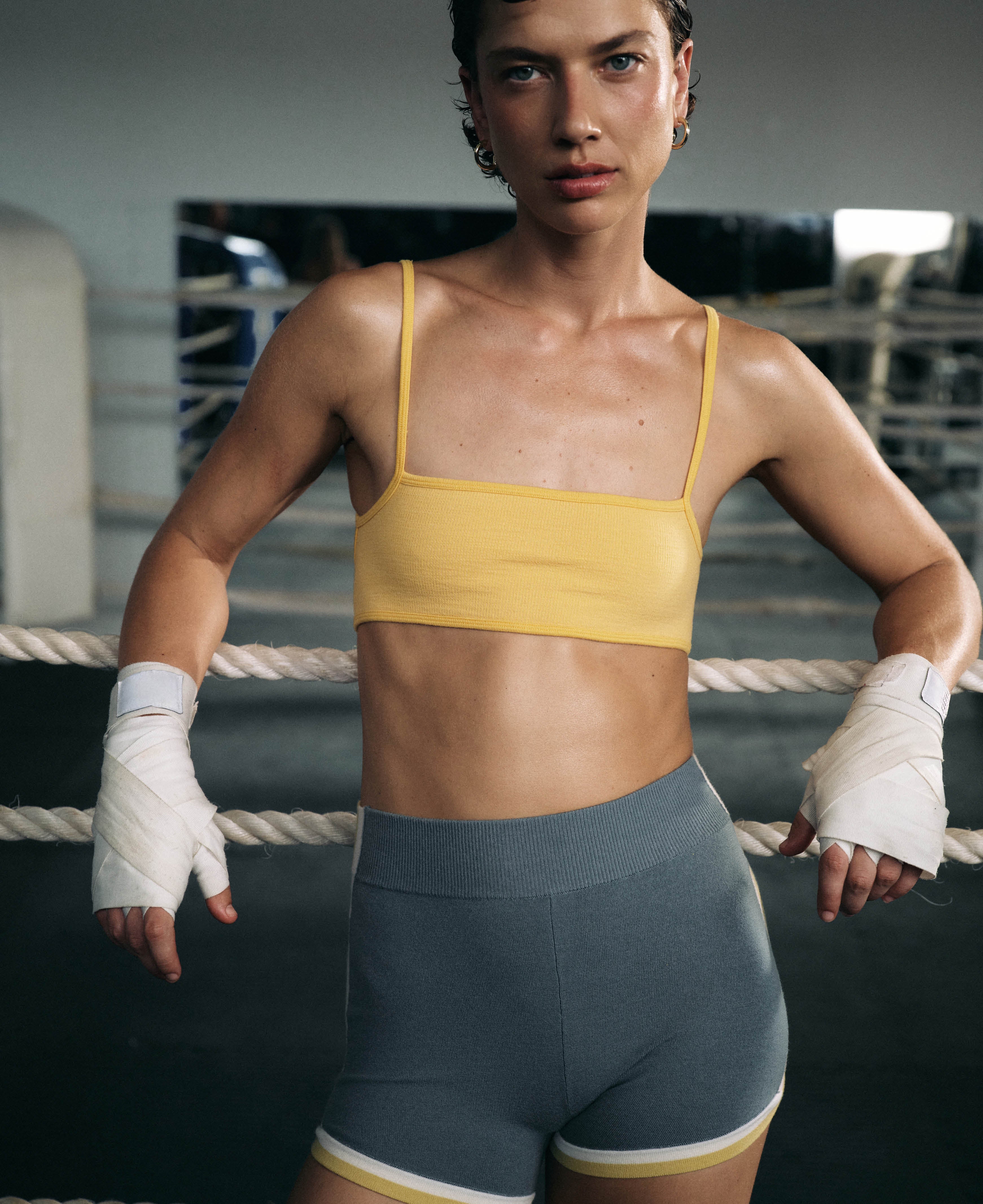 STRAP BACK WOOL BRALET