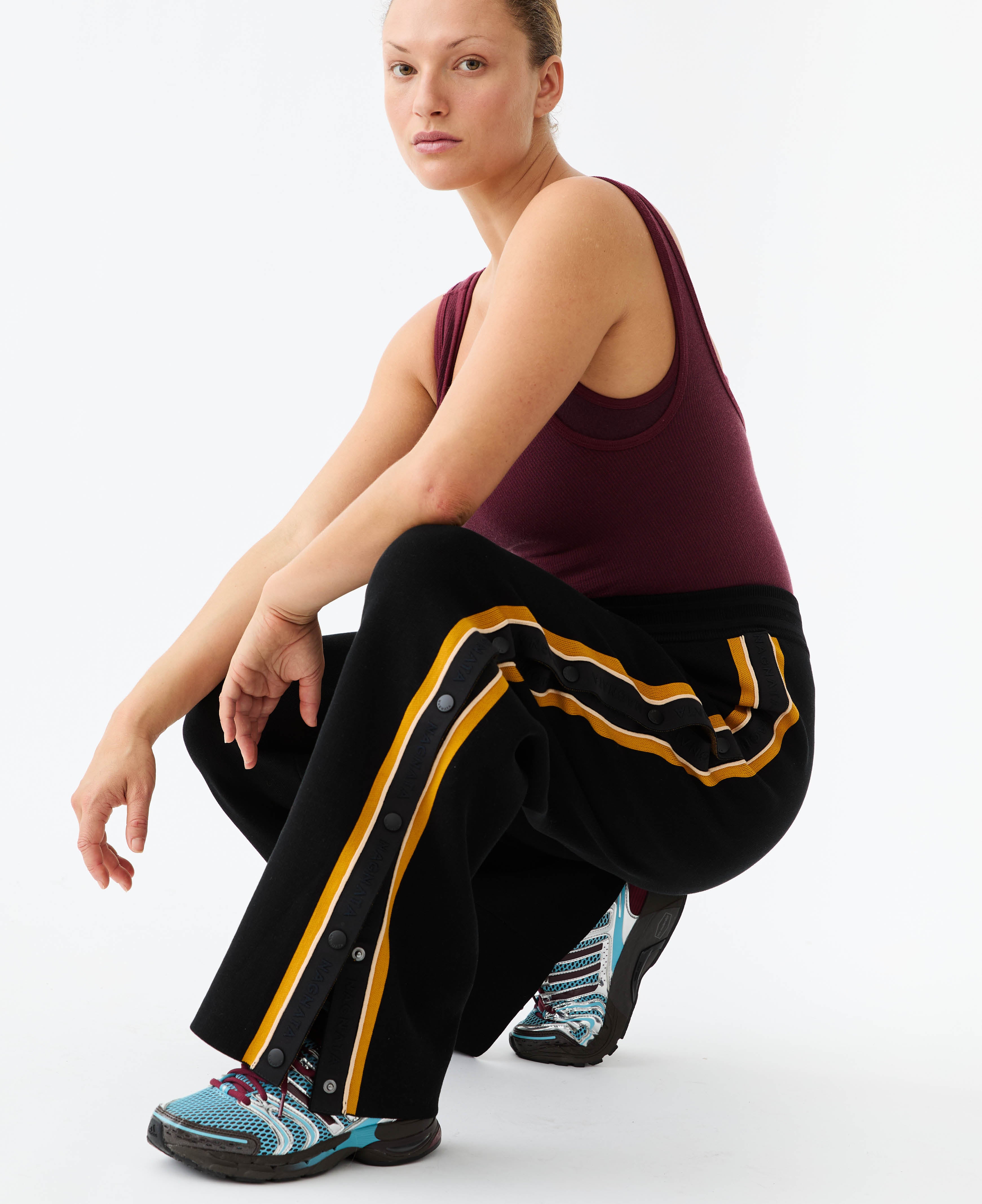 ORGANIC SIDE SNAP TRACK PANT