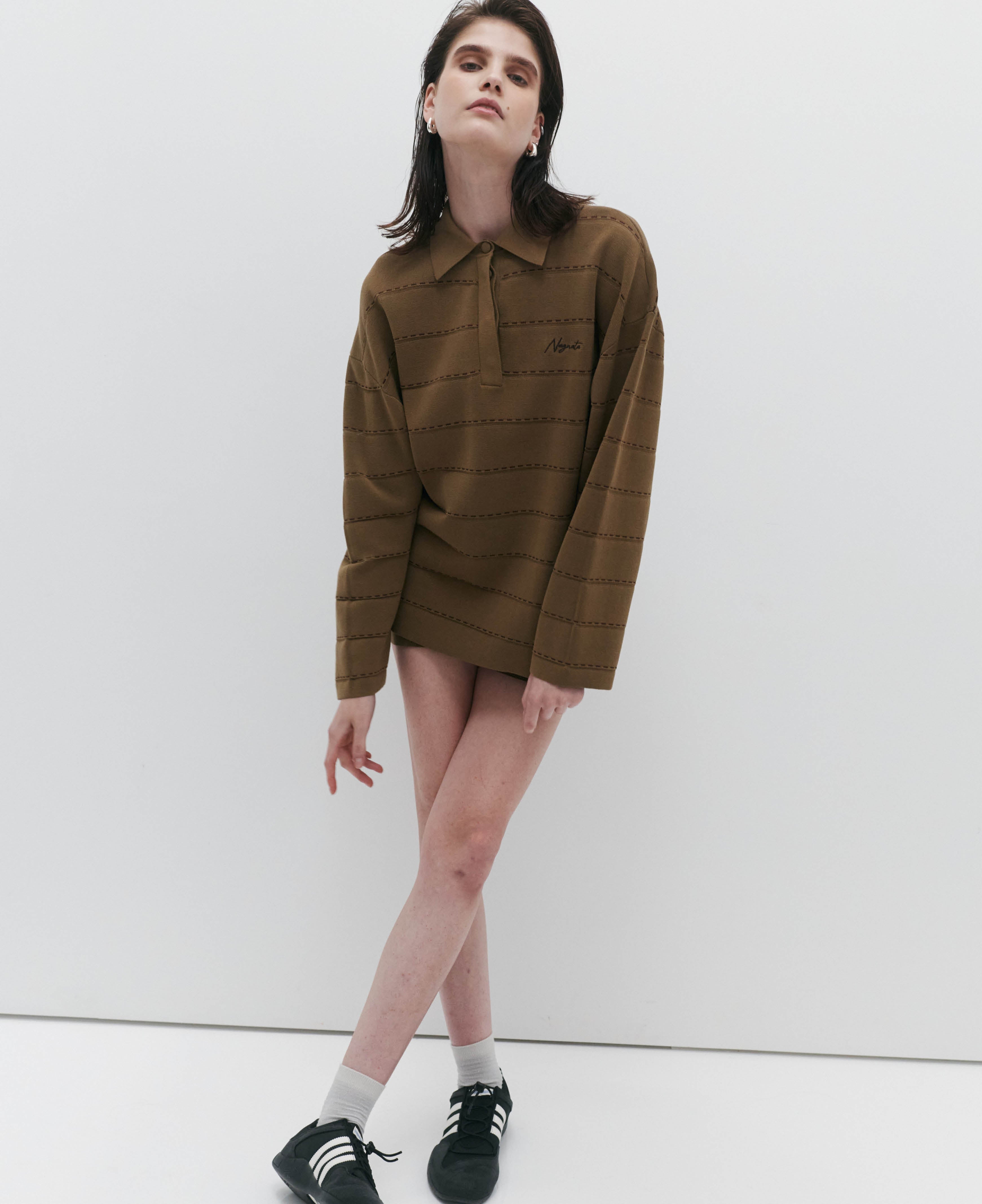 ORGANIC DROP NEEDLE POLO