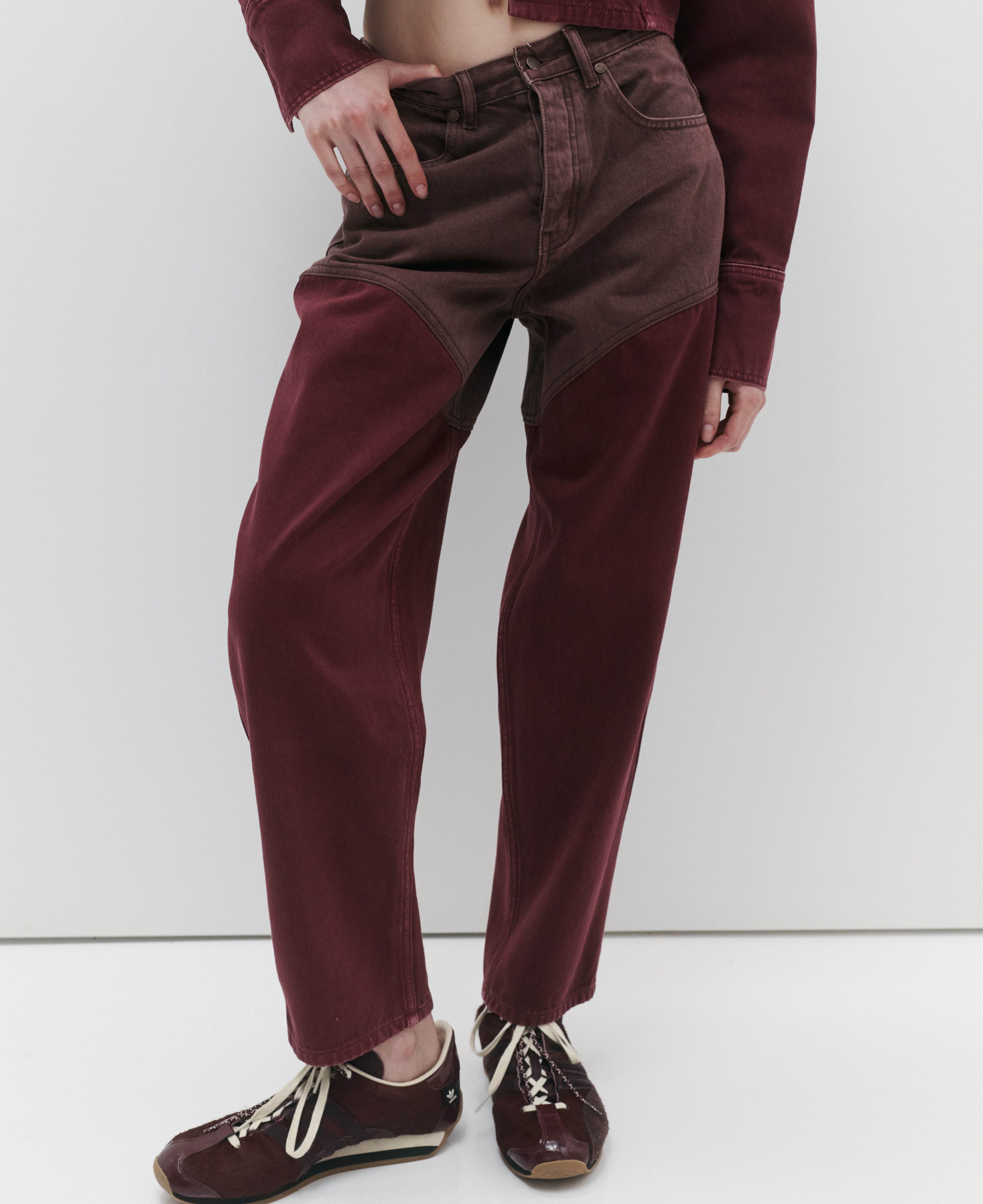 VEGETABLE DYE TAPERED JEAN