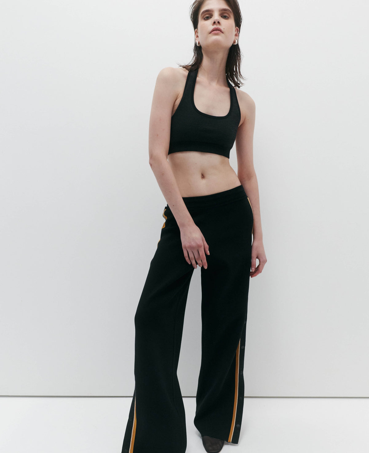 ORGANIC SIDE SNAP TRACK PANT