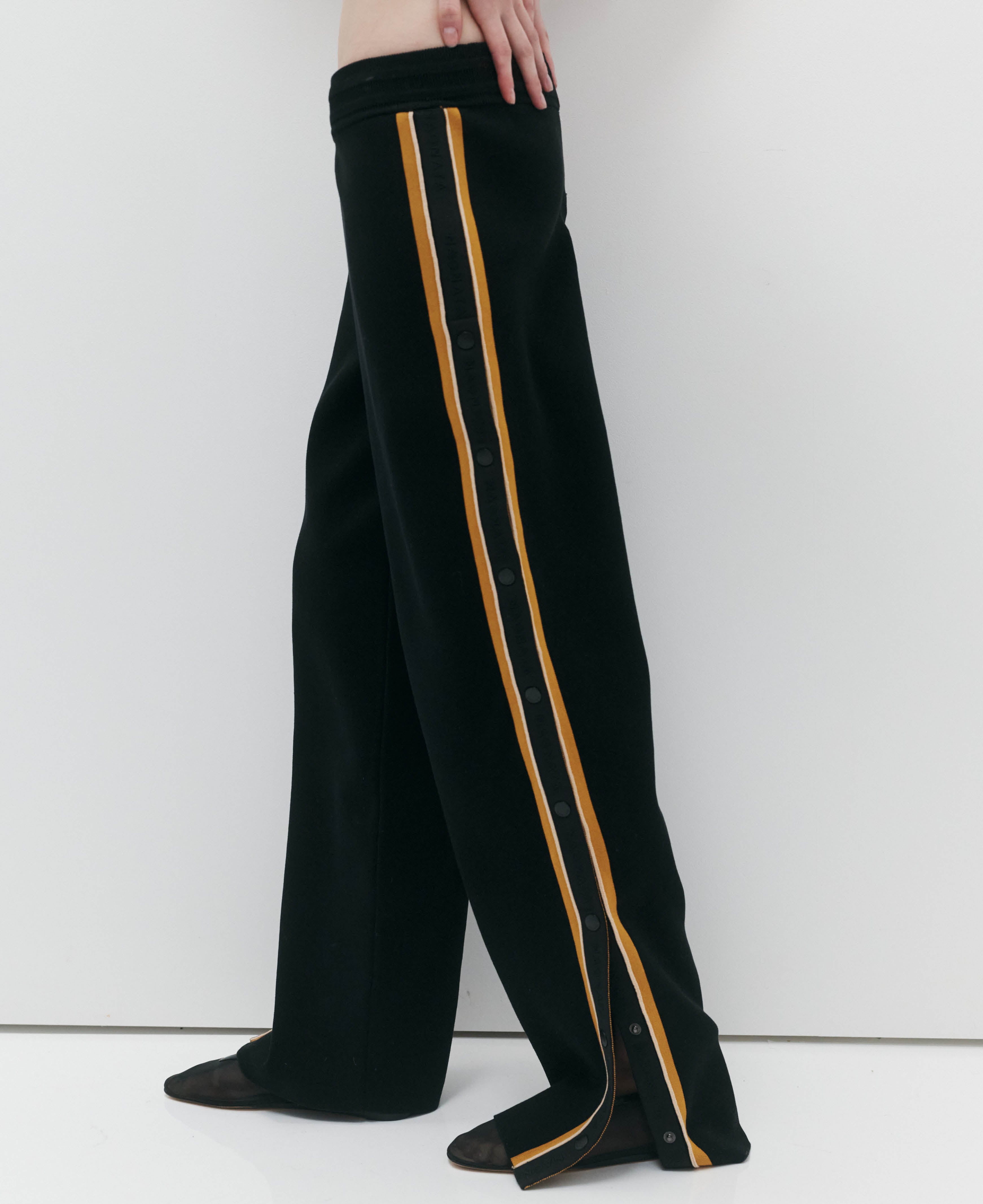 ORGANIC SIDE SNAP TRACK PANT