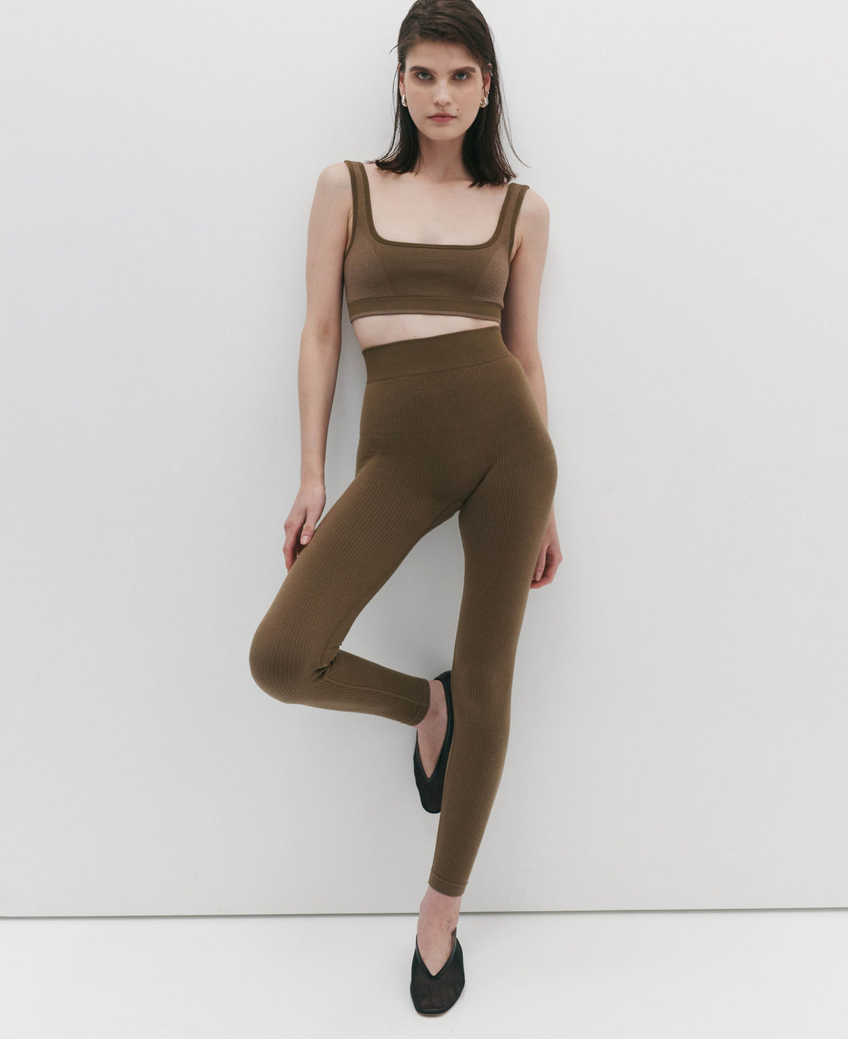 CLASSIC WOOL RIB LEGGING