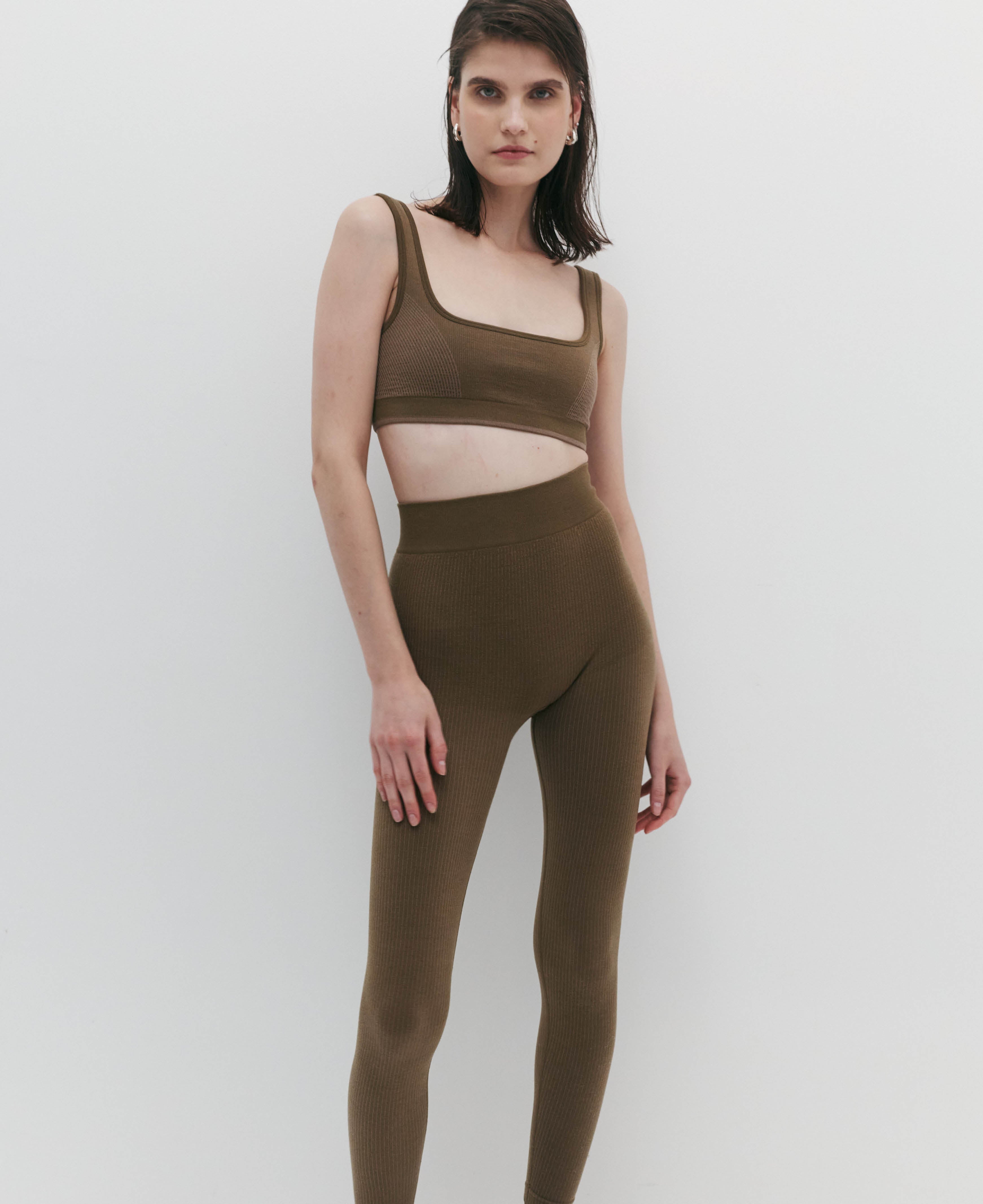 CLASSIC WOOL RIB LEGGING